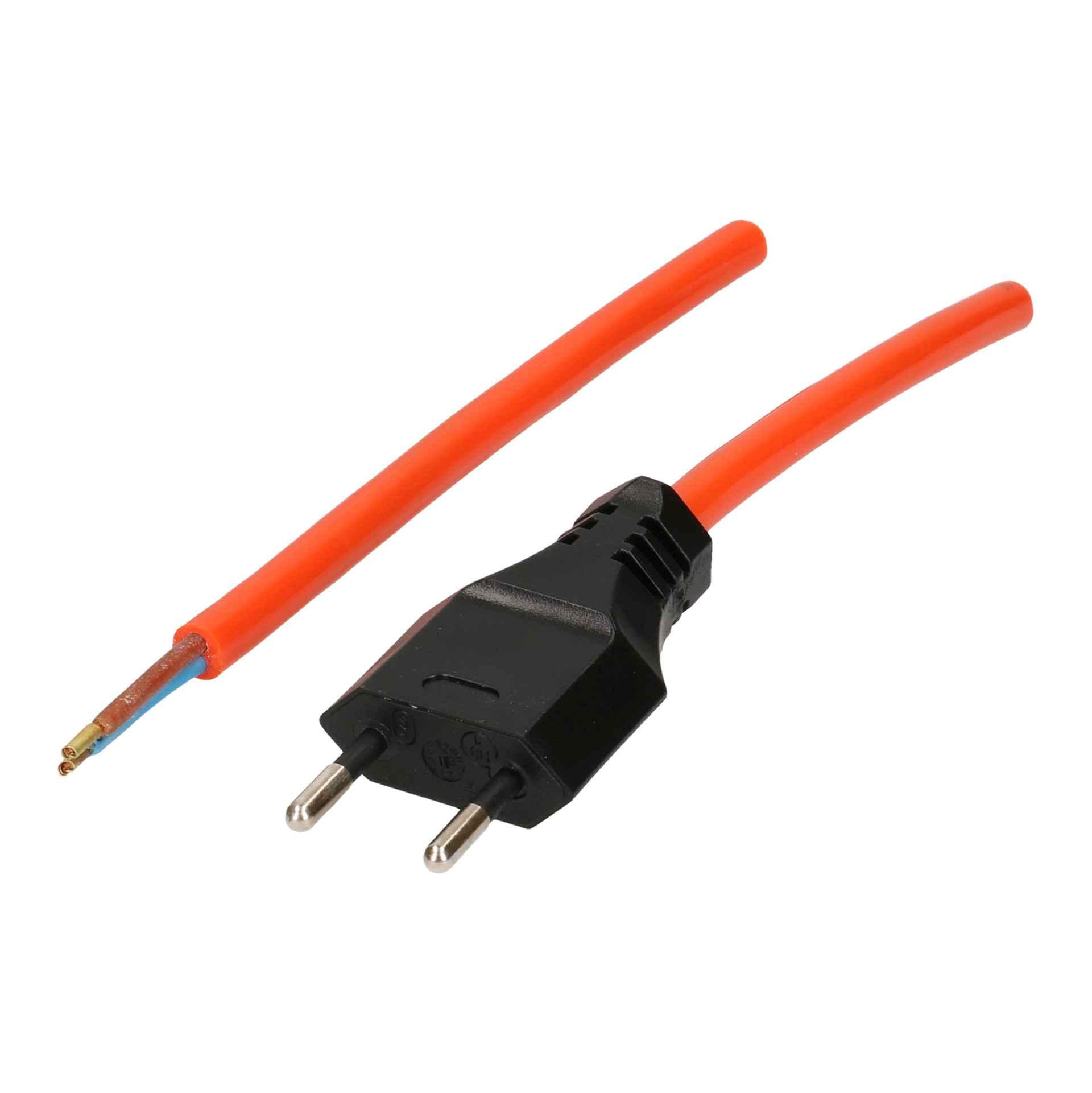 EPR/PUR-Netzkabel H07BQ-F2X1.0 3m orange T11