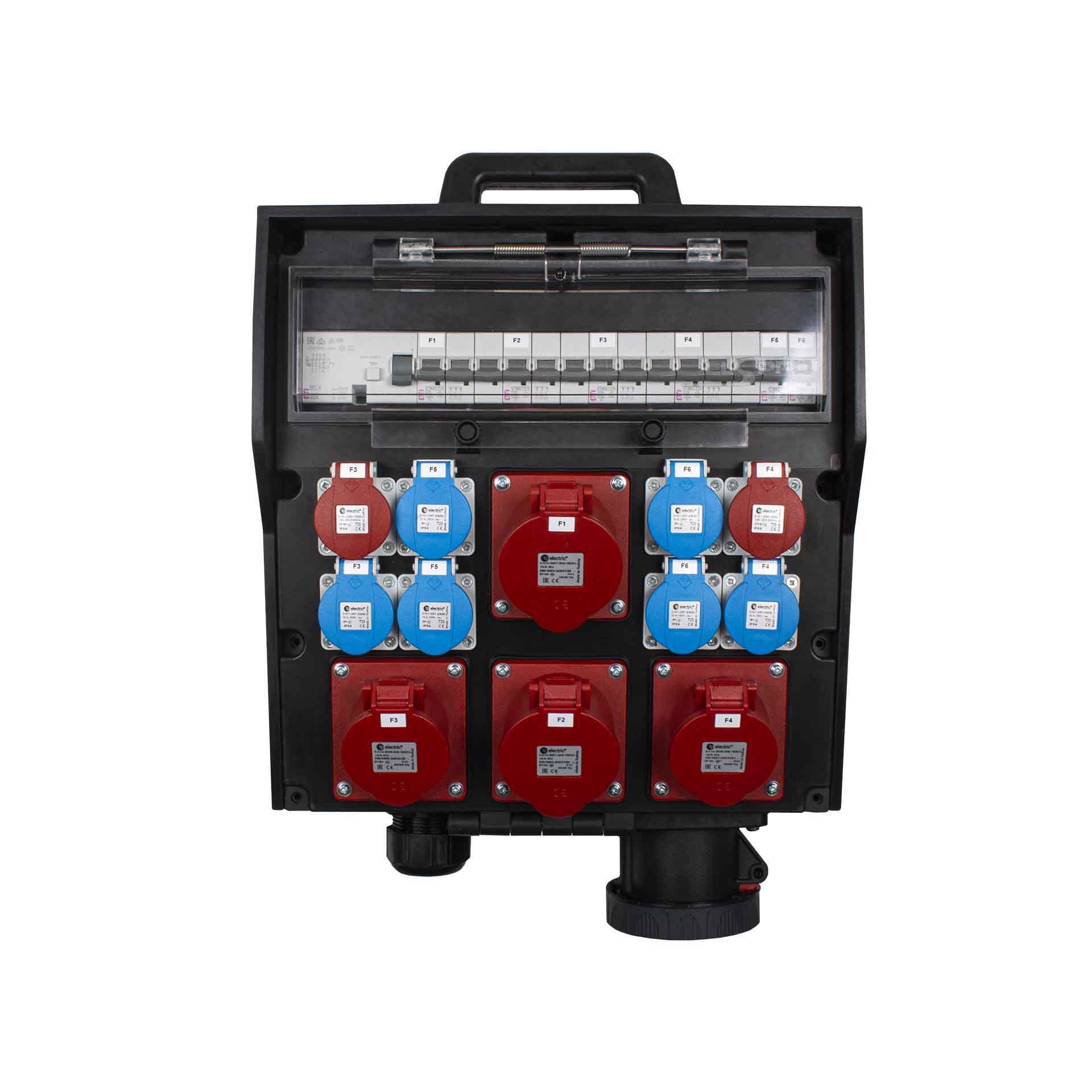 Hard rubber site power distributor 371S-13 63A
