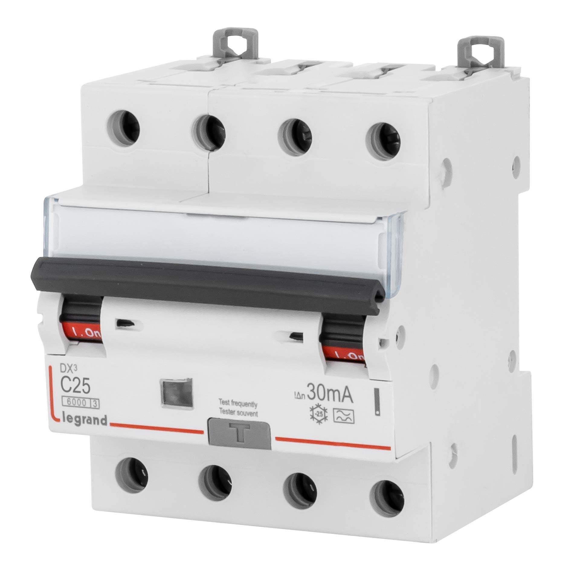 FI/LS Standard 4P, Charakteristik C / 25A (0.03A), Typ A, 6kA