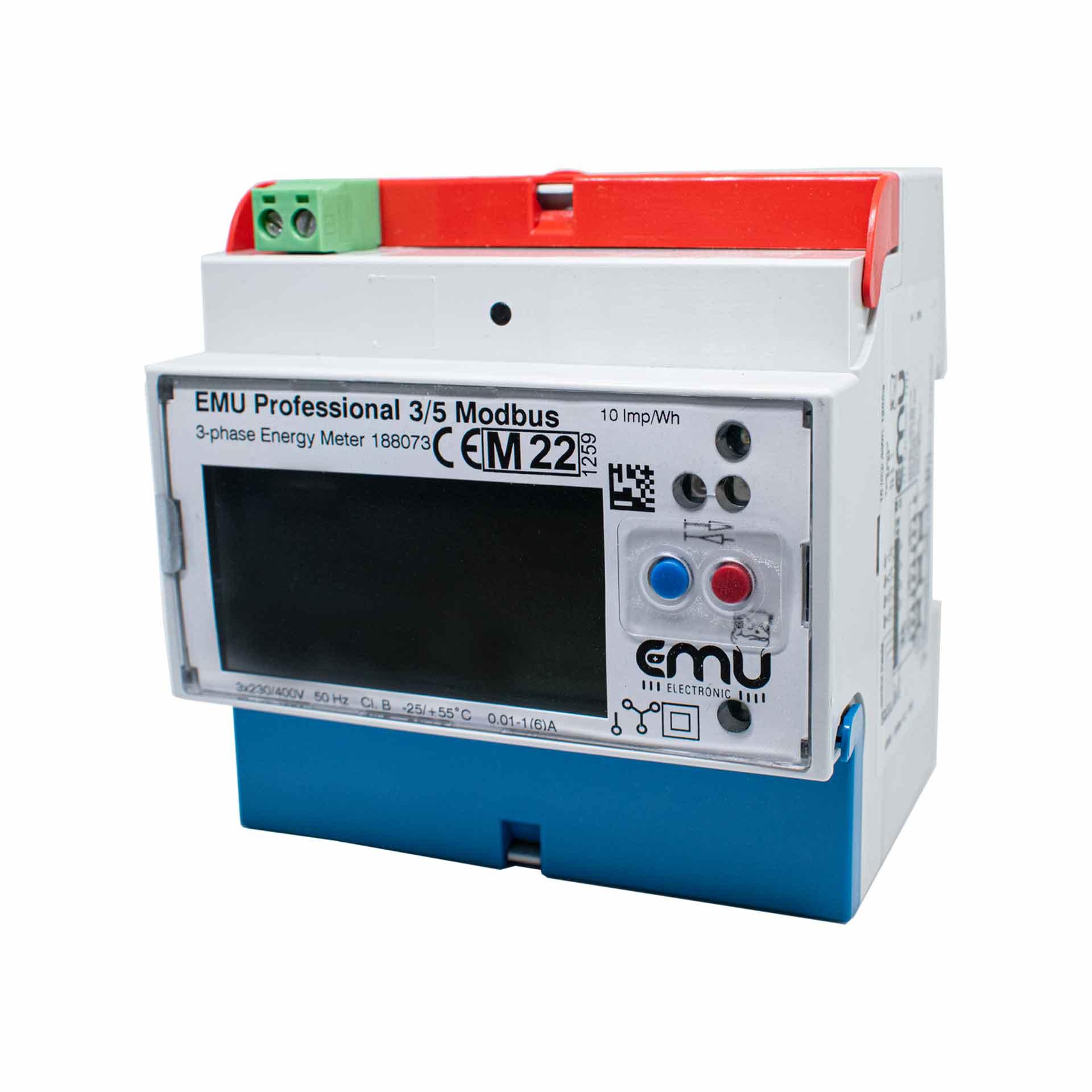 Compteur d'énergie EMU Professional 3/5, Modbus, approuvé MID B+D, mesure indirecte
