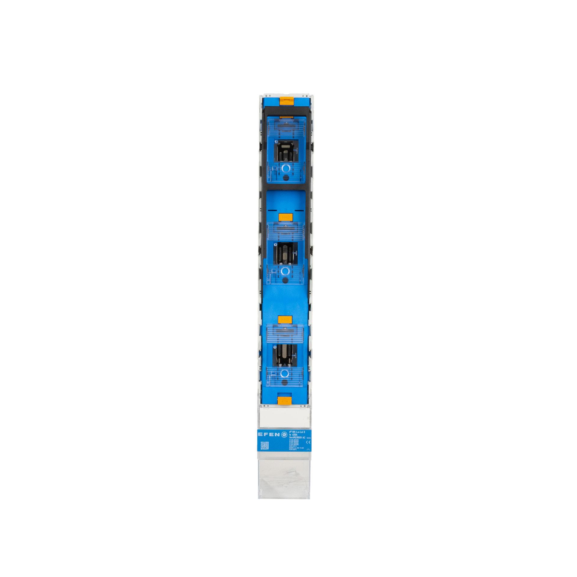 Réglette sectionneur HPC E5 Gr.3/185mm, poignée tripolaire 1x3 pôles, M12