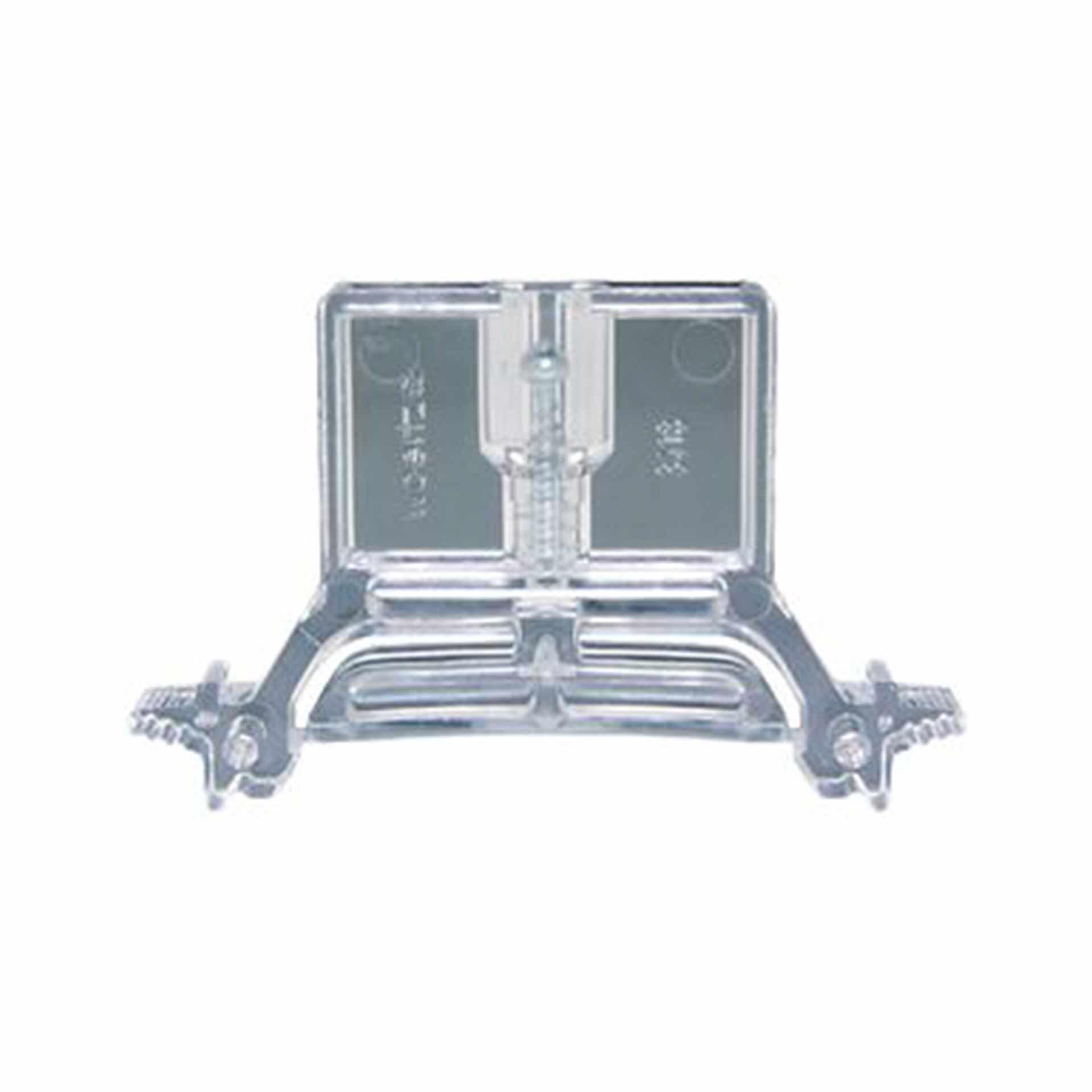 Woertz Locking piece for DIN rail mounting, height 30mm, width 7.8mm, transparent polyamide