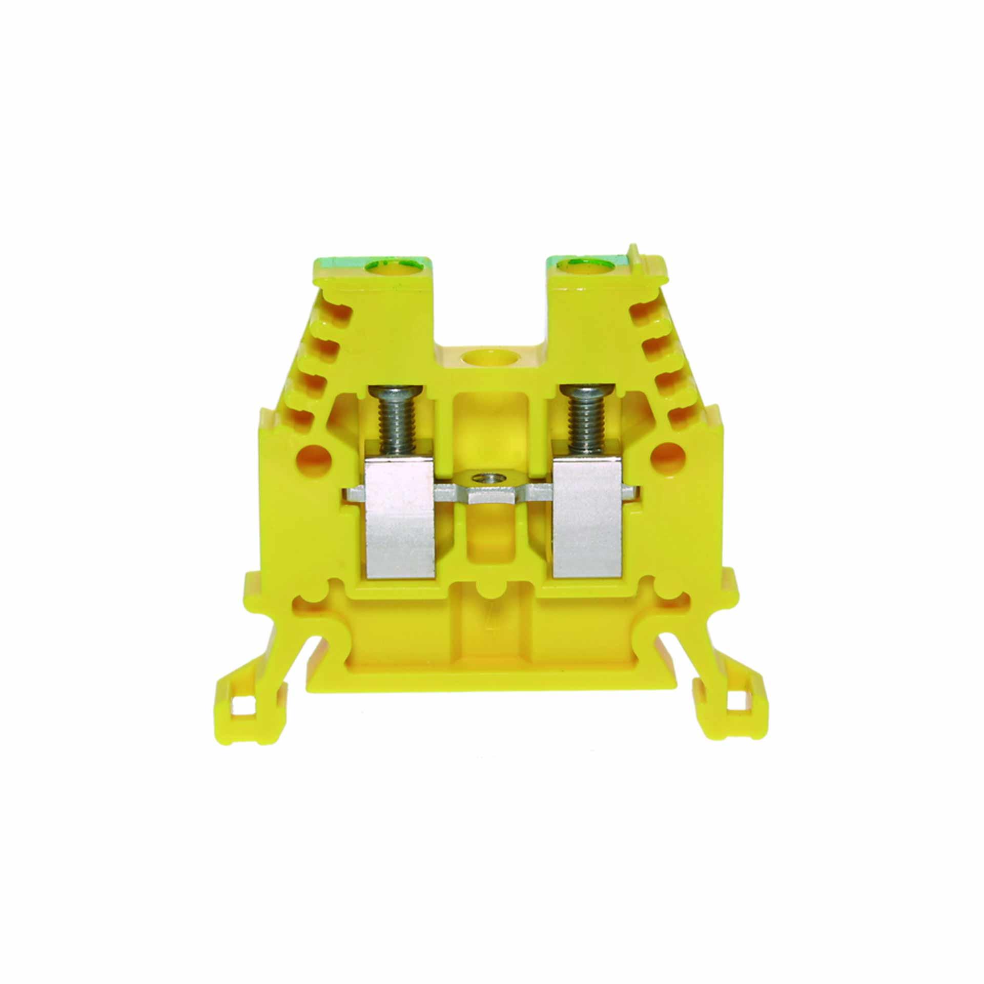 Terminal block DIN35 4mm², 2-wire, yellow