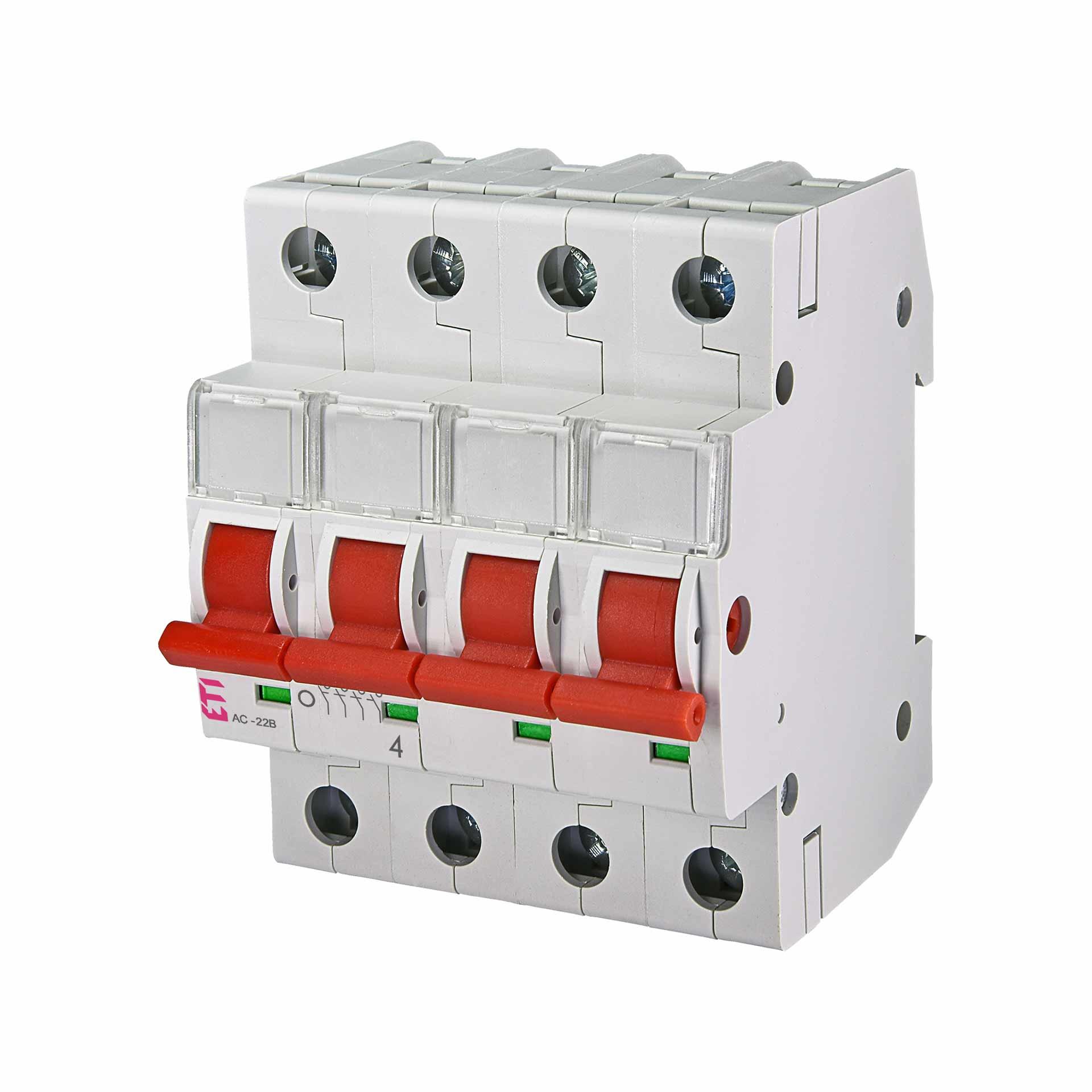 REG Lasttrennschalter 4-polig, 80A, Typ SV 480 REG Lasttrennschalter 4-polig, 80A, Typ SV 480