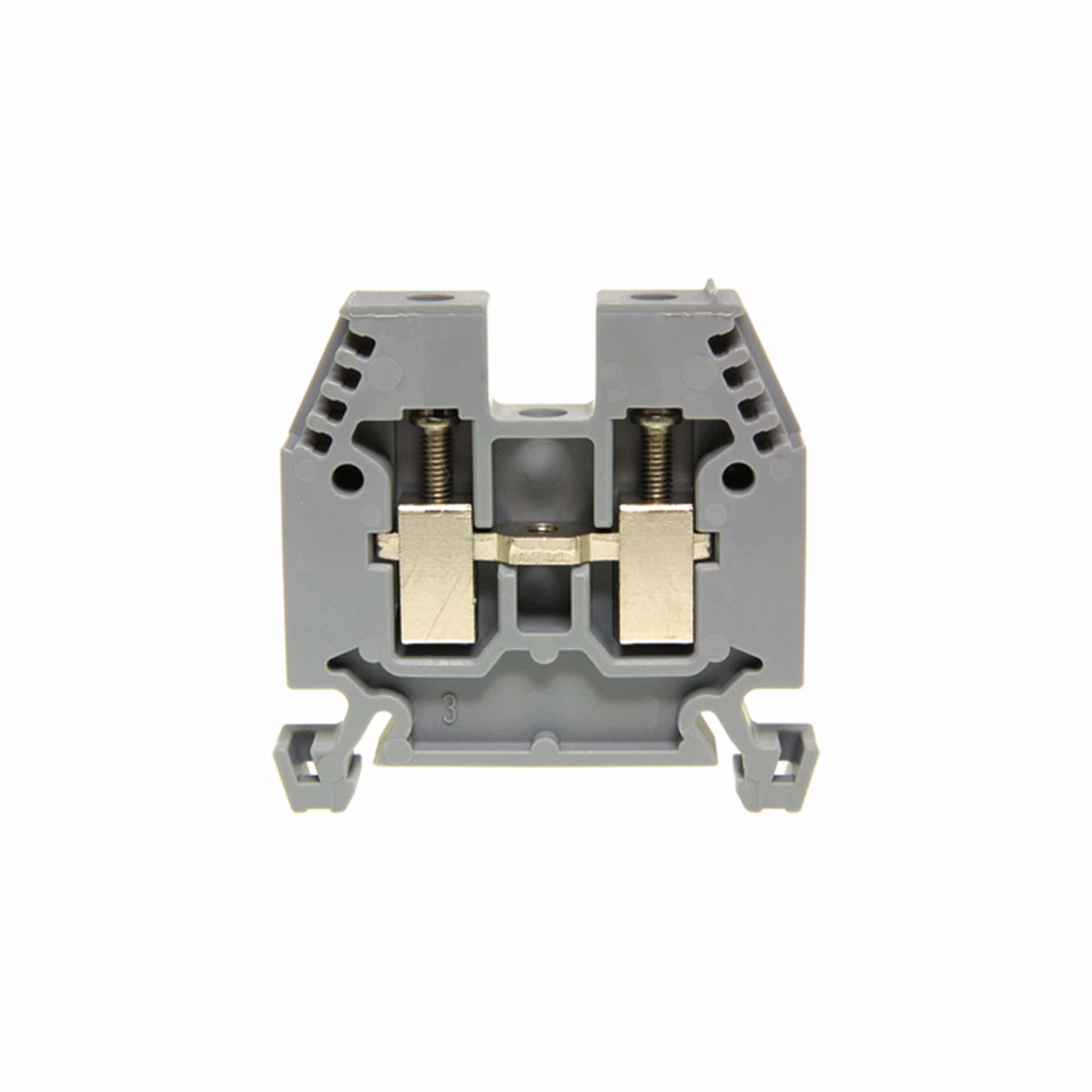 Reihenklemme DIN-35 6mm², 2-Leiter, grau