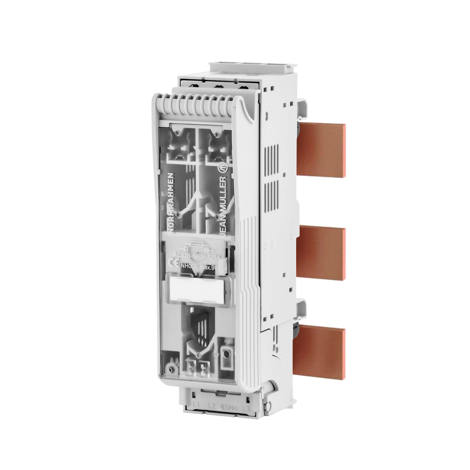 KETO Sectionneur HPC Gr.000, 3P, 60mm, bornes, 125A, Raccordement en bas, gris clair KETO Sectionneur HPC Gr.000, 3P, 60mm, bornes, 125A, Raccordement en bas, gris clair