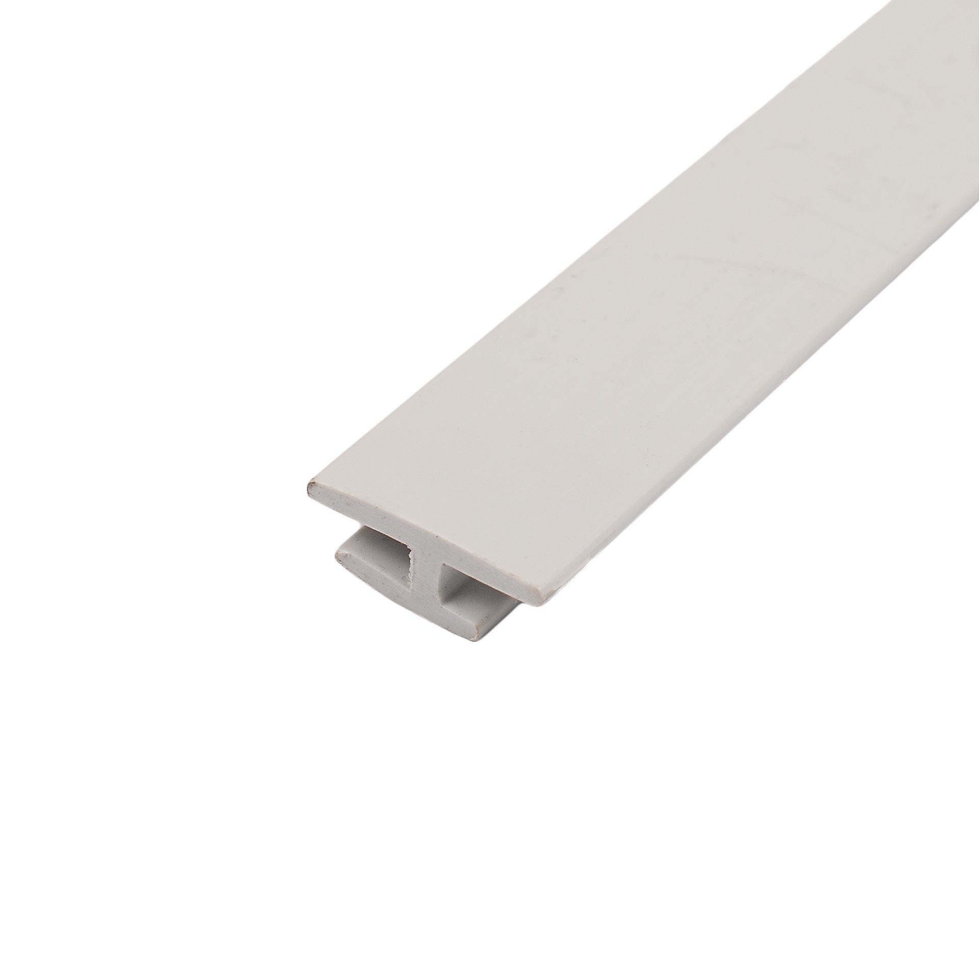 AP 4 Profil de séparation, sans halogène, gris clair RAL 7035, s. halogène, 2 mètres de long