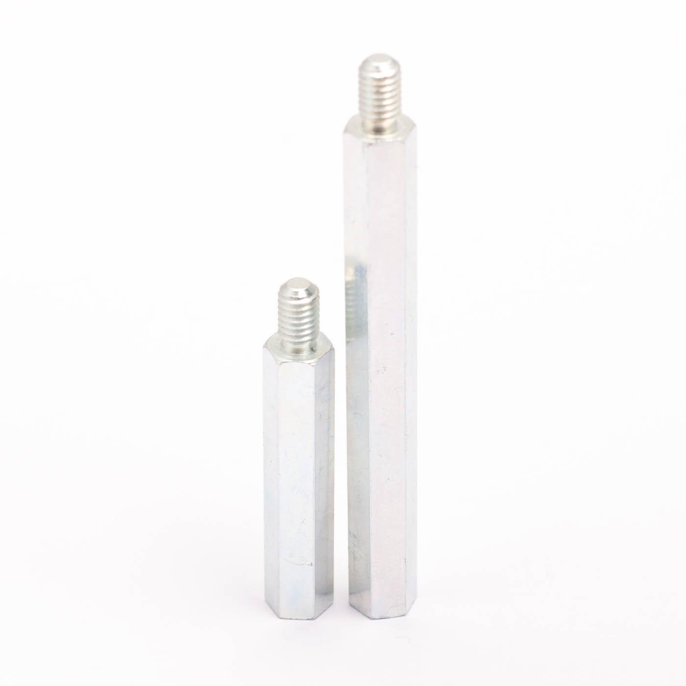 Distanzbolzen M6 12mm Länge, Schlüsselweite 10mm