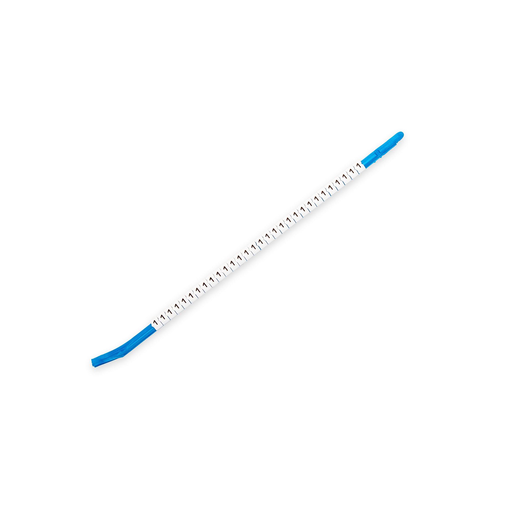 Marking grommets "1", 4 - 6mm2, white, pack of 300 pieces