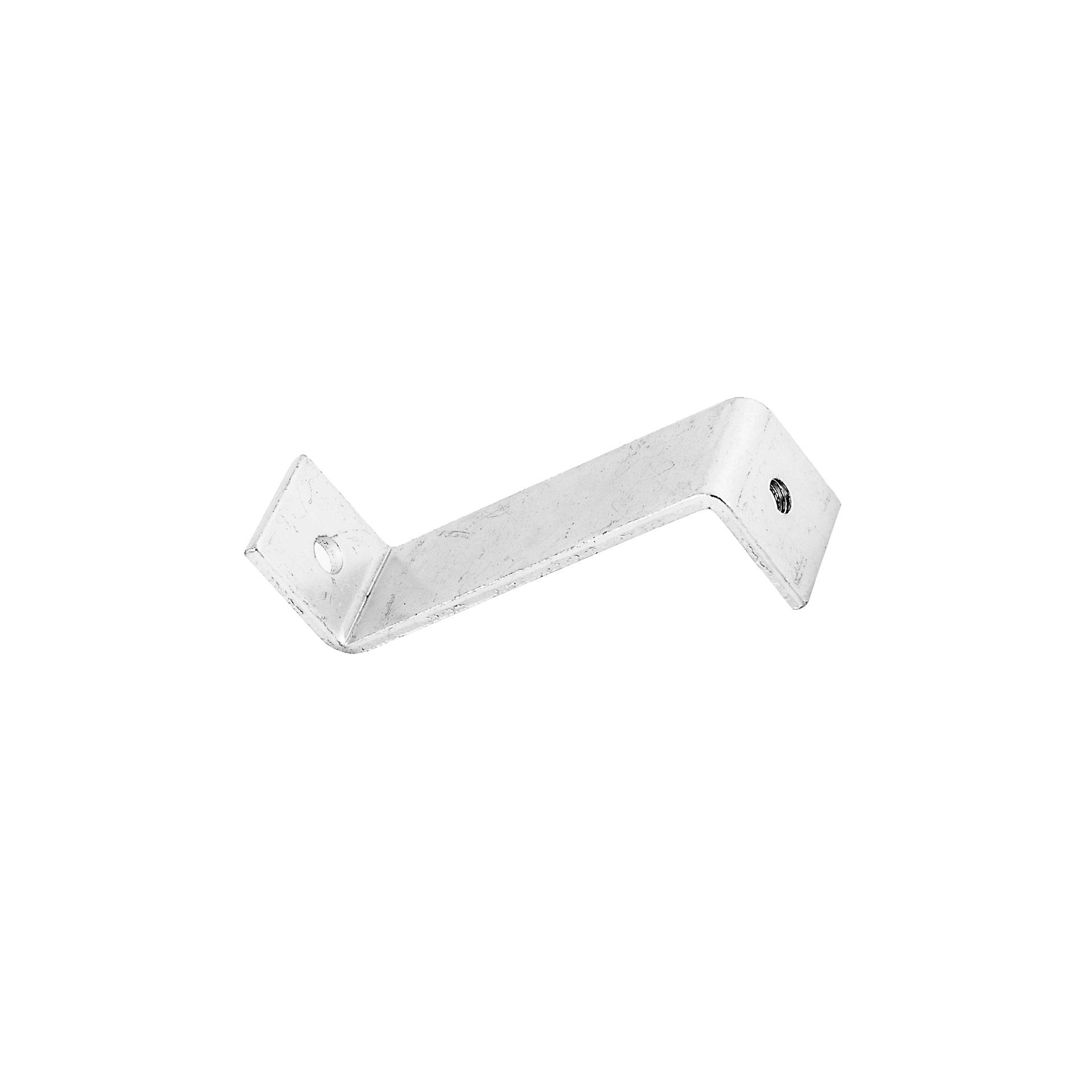 Connecting bracket Z-shape 75mm, Ø 6.5mm / M6, 30x75x30mm