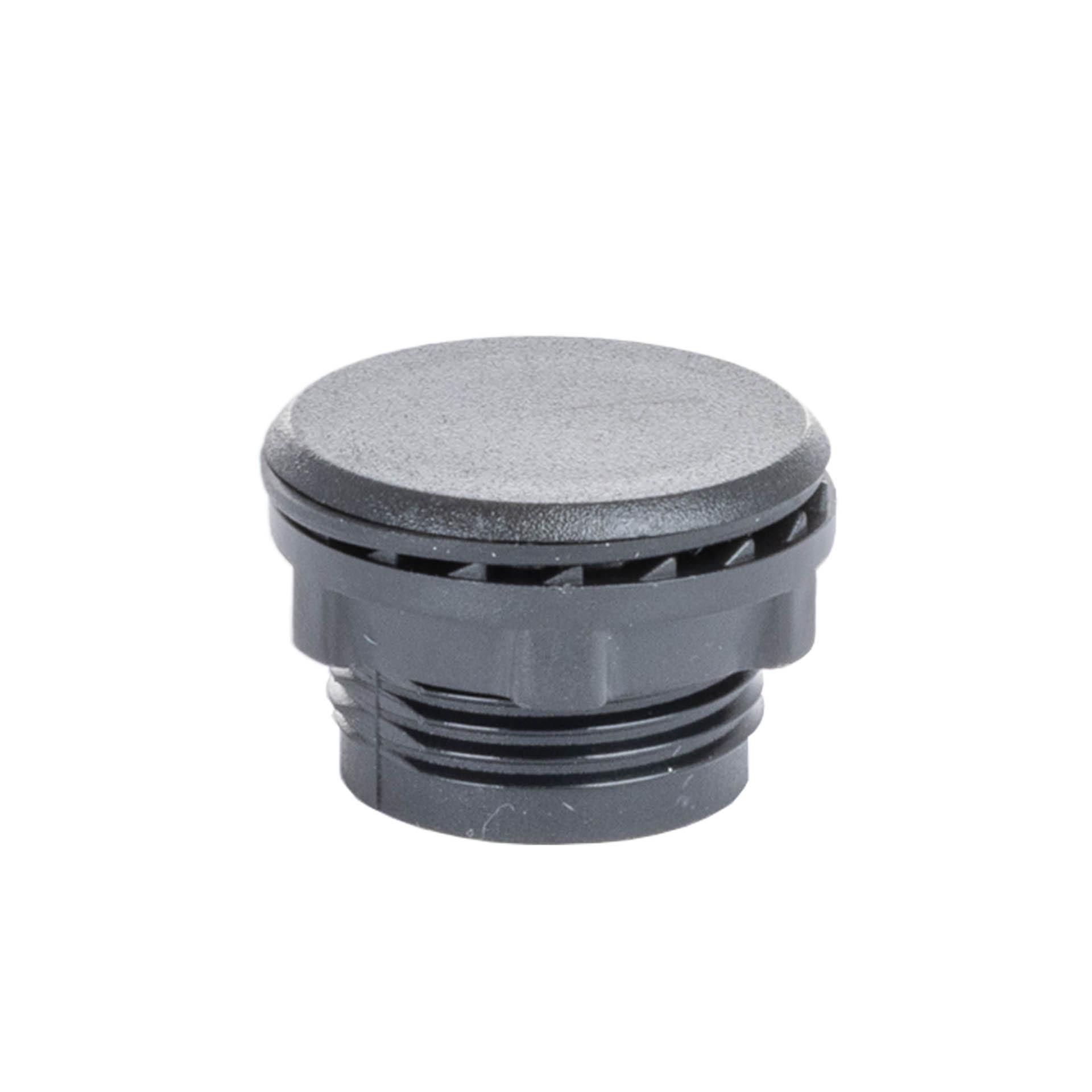 Blindstopfen schwarz, Ø 22.5mm