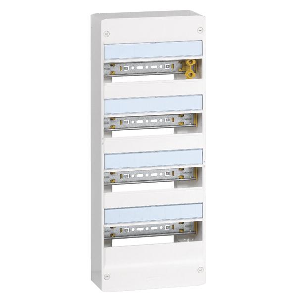 Coffret apparent Drivia 13, 4x13MOD, IP30, blanc