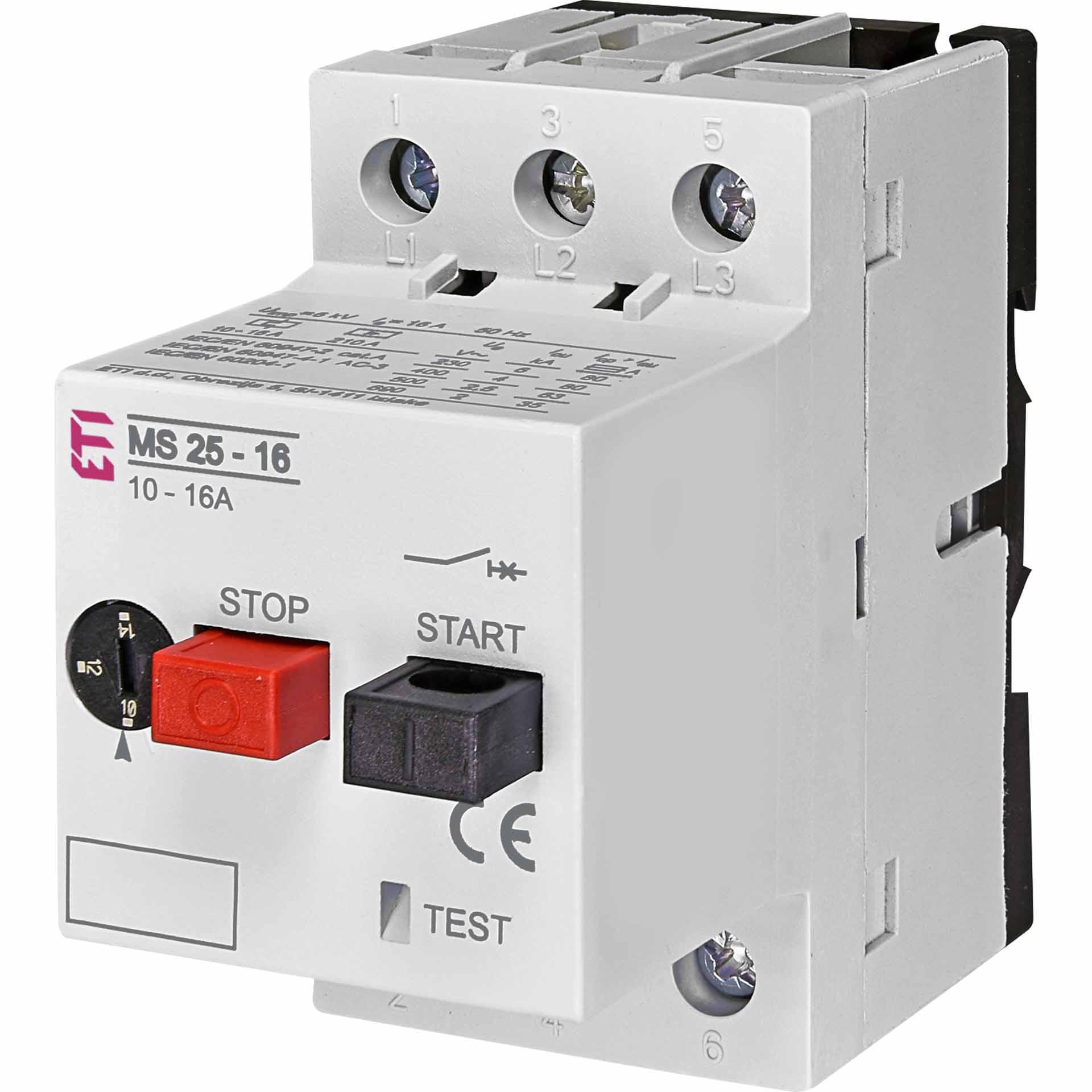 Motor circuit-breaker MS25 / 10.0 - 16.0A