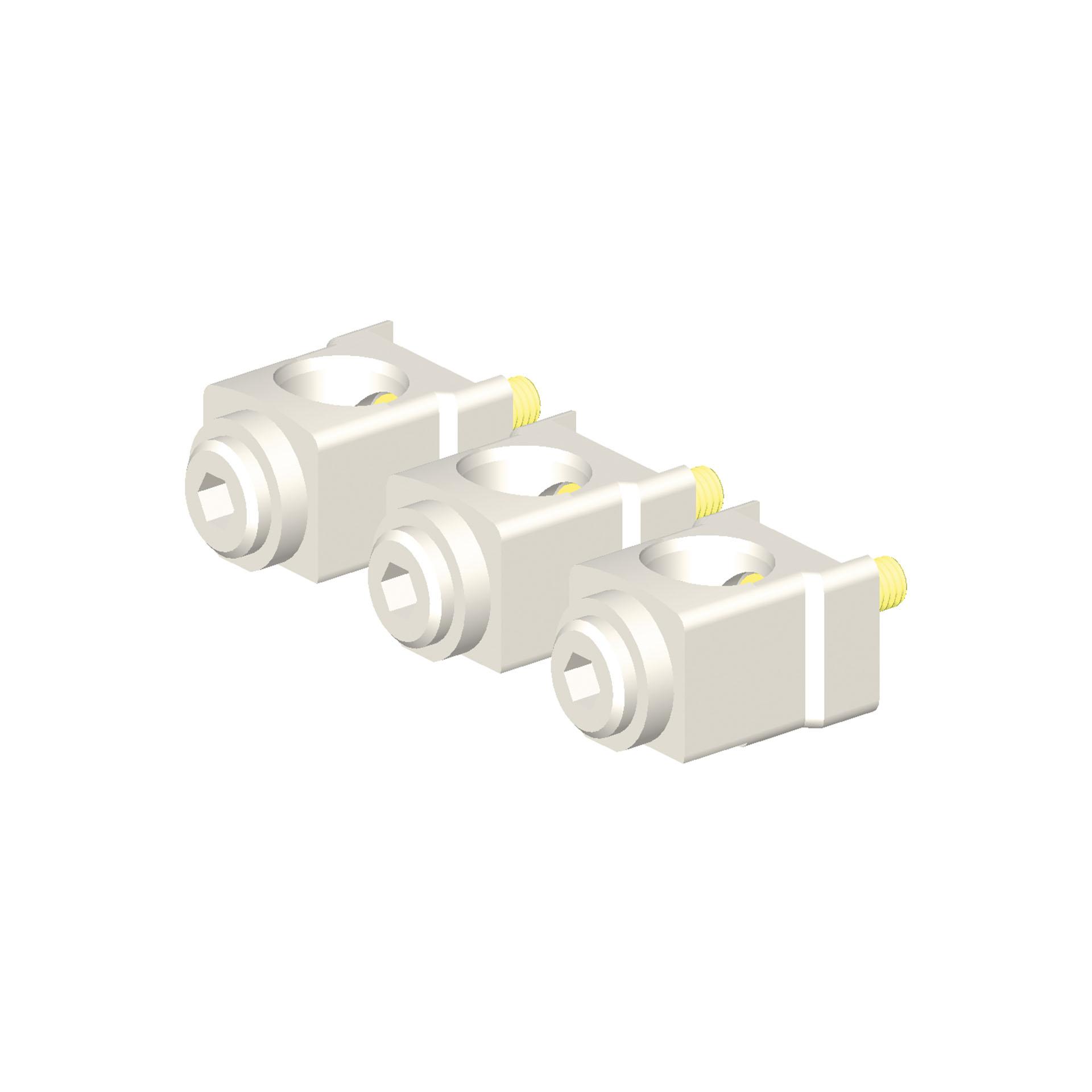 Borne de raccordement pour EB2, ED2 160-250, set à 3 pièces