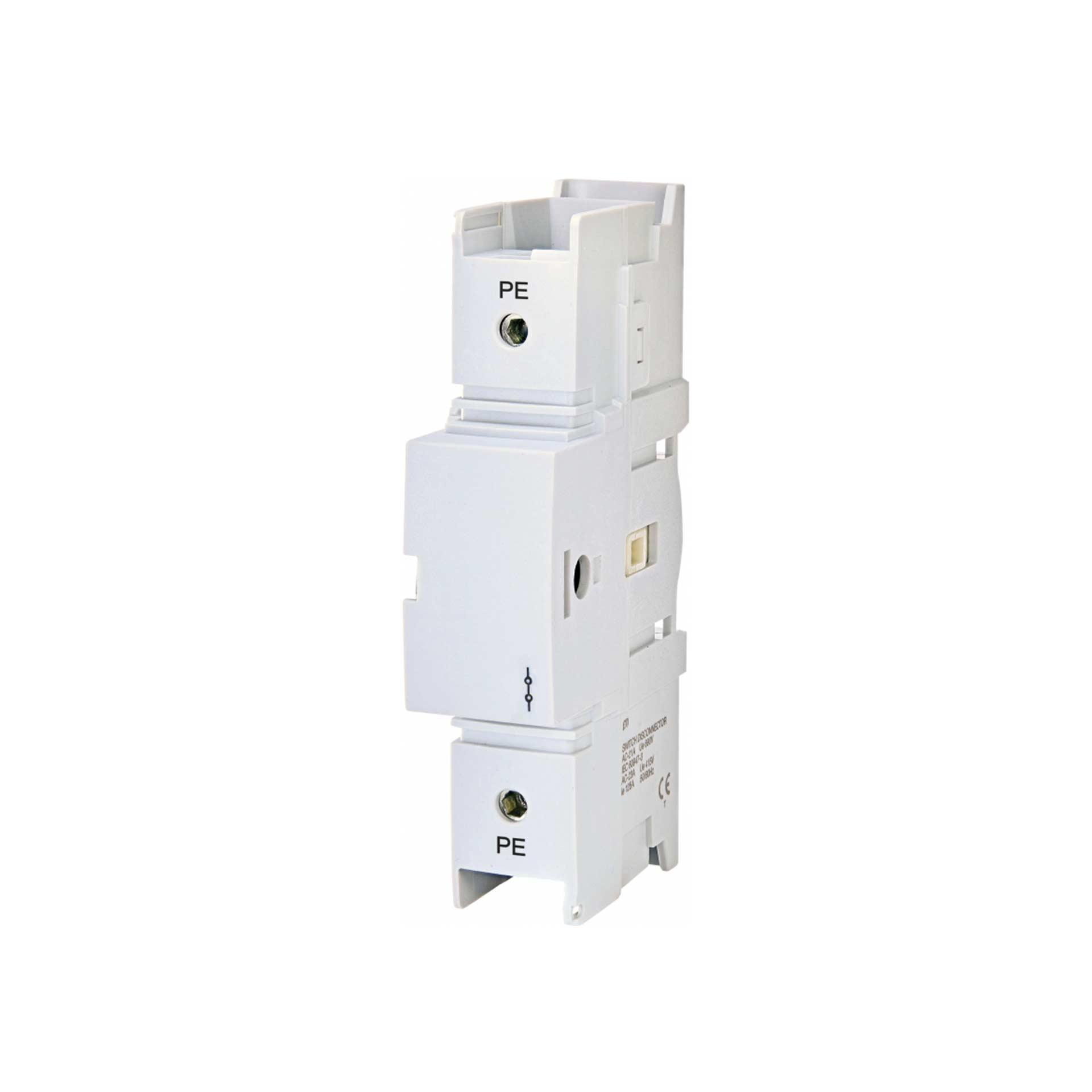 Additional non-switched pole (PE) for load-break switch 100A to 125A,