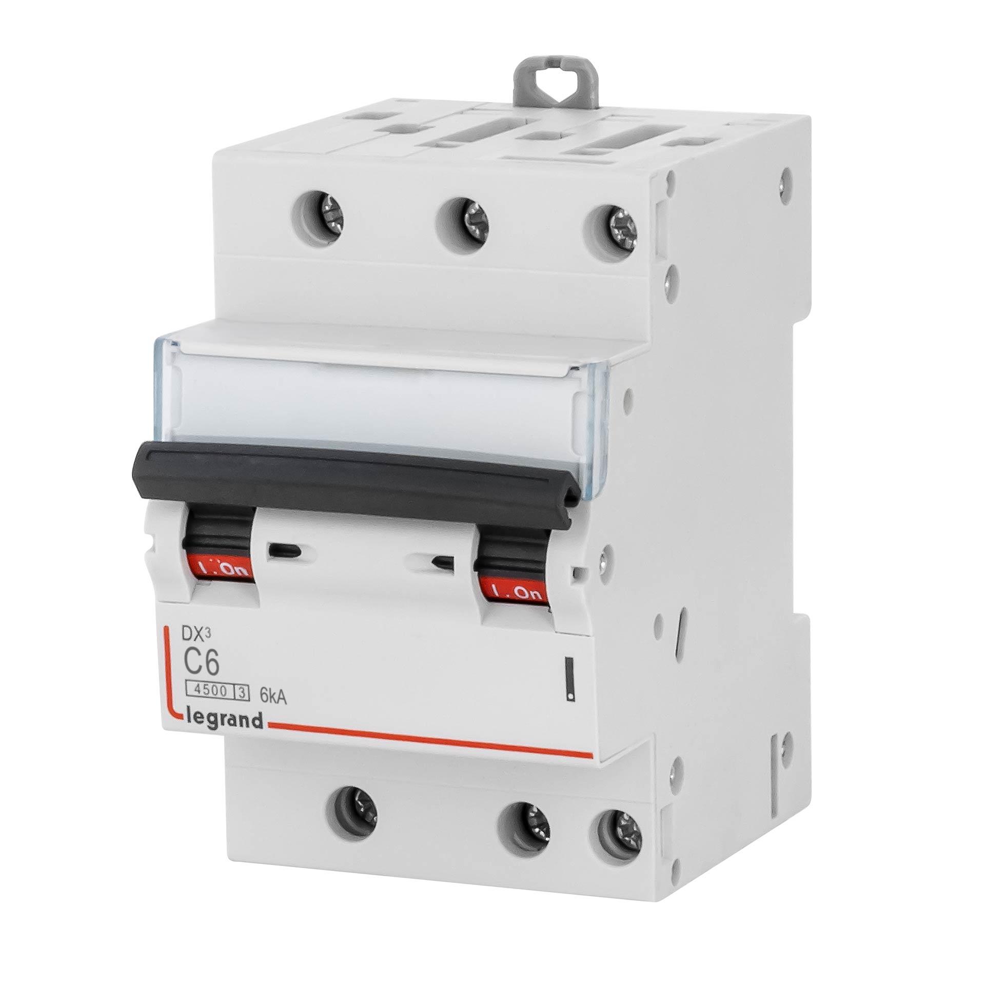 Leitungsschutzschalter Optimiert 3P, Charakteristik C / 6A, 4.5kA, Schraubanschluss