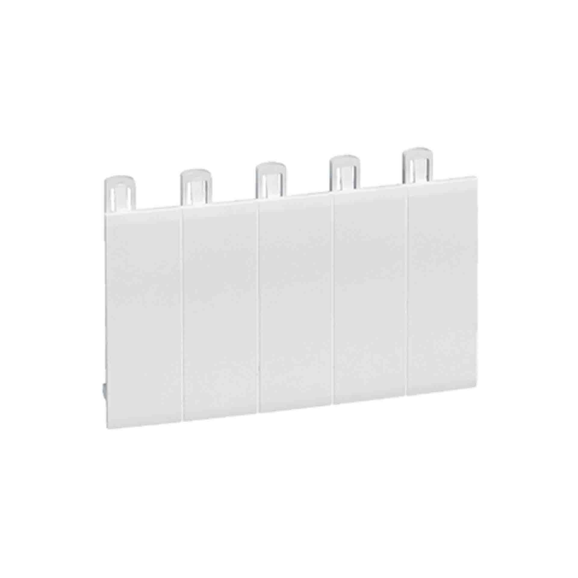 Obturateur 5 modules - blanc RAL 9010
