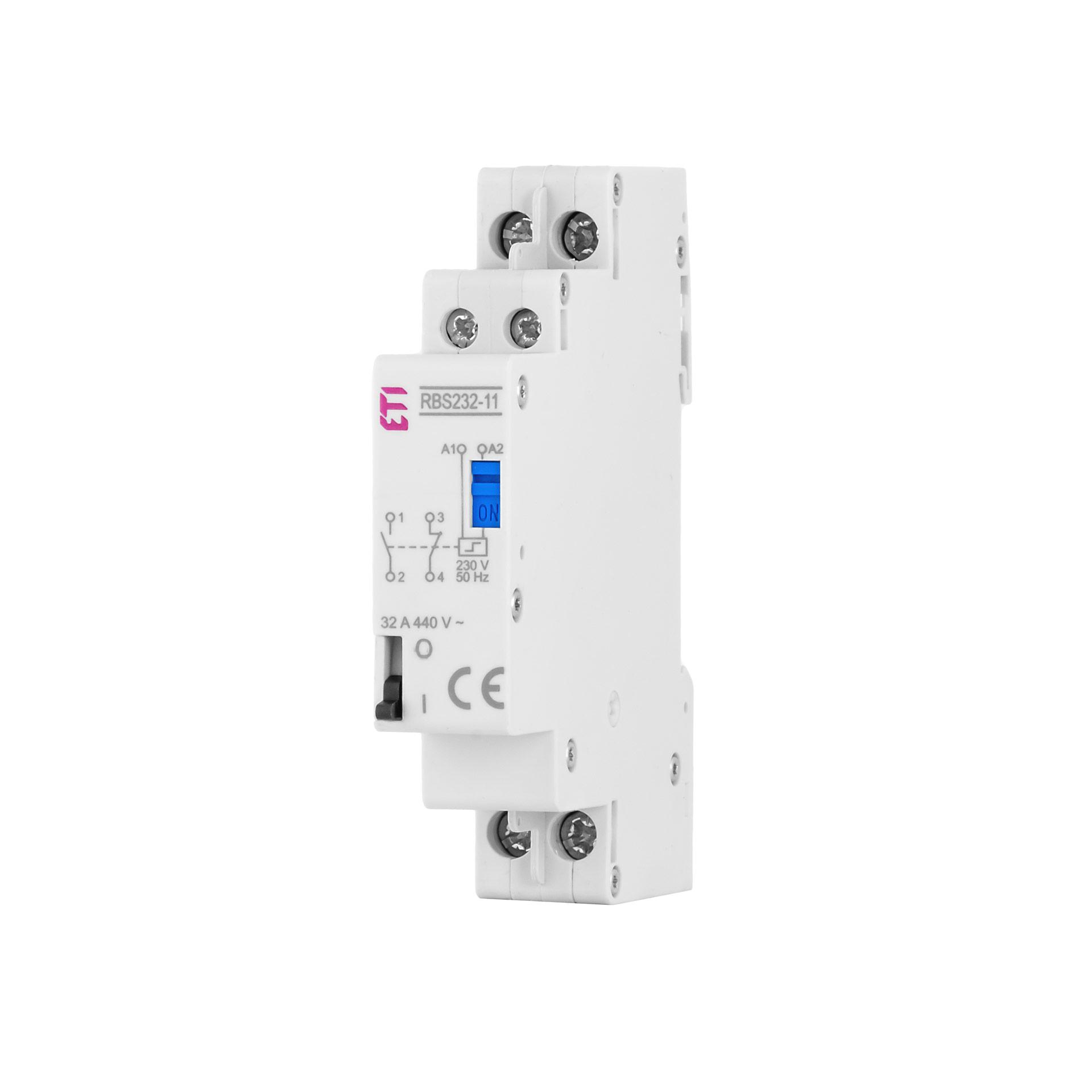 Step switch 1S+1Ö, rated switching current 32A