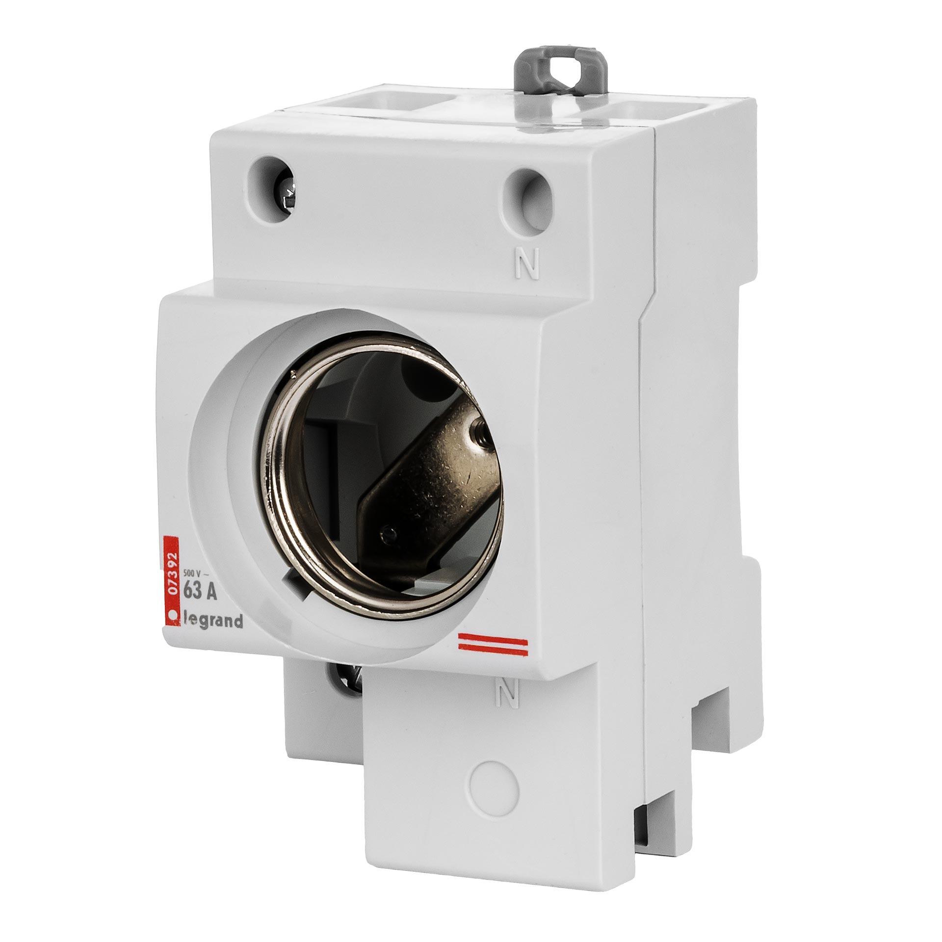 Einbausicherungselement Diazed DIII 1L 63A rechteckig