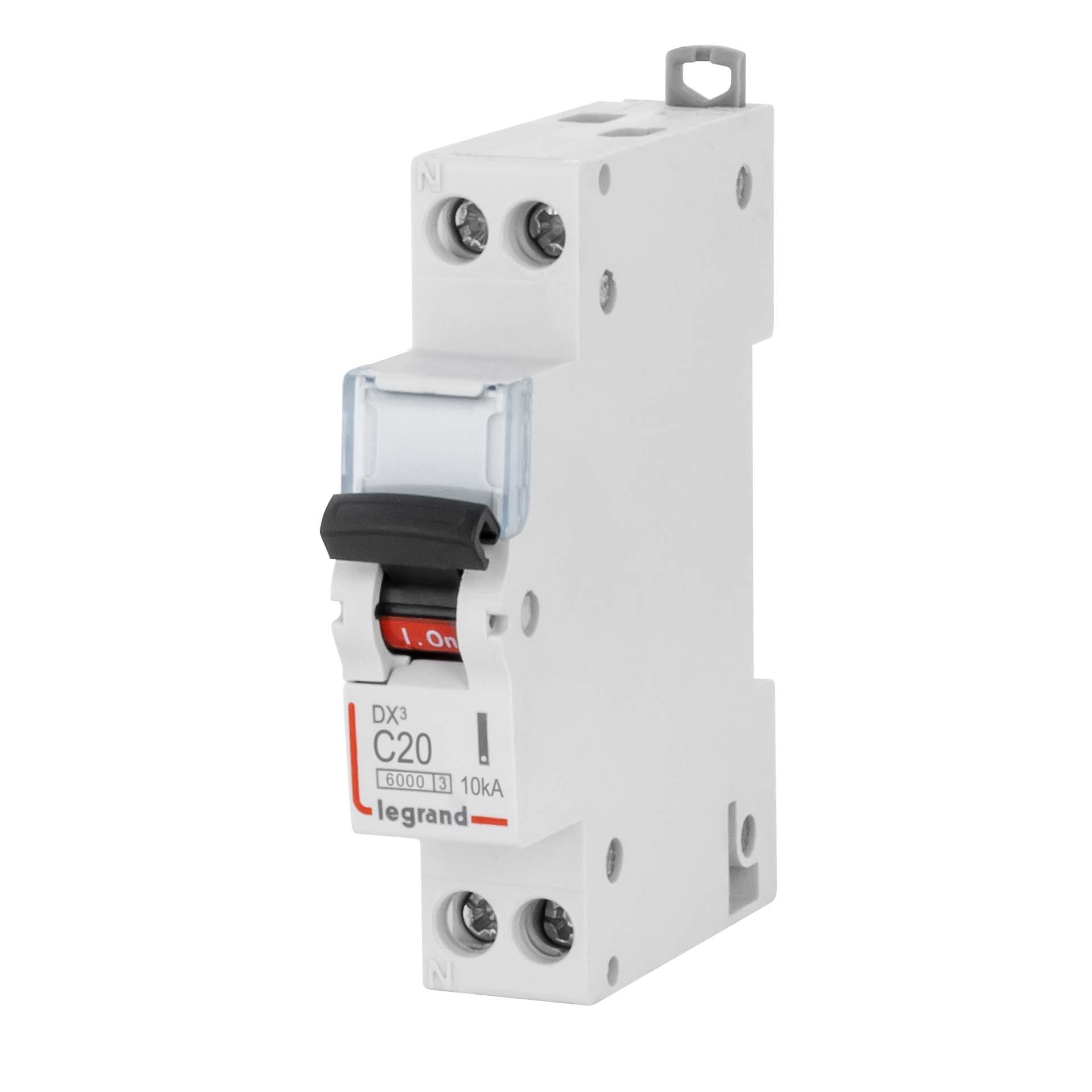 Leitungsschutzschalter Optimiert 1PN, Charakteristik C / 20A, 6kA, Schraubanschluss