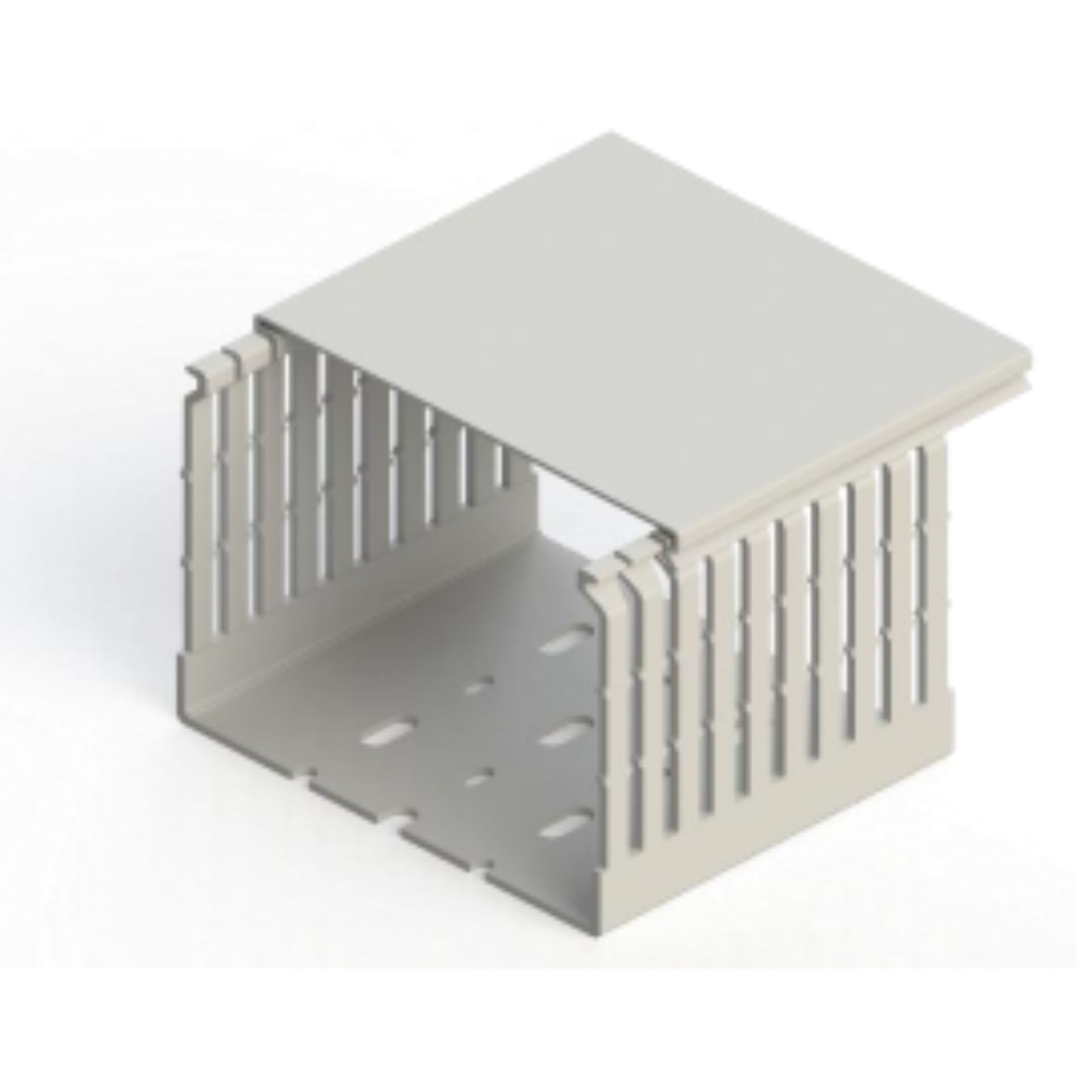 Kabelkanal halogenfrei lichtgrau (VK-GN) / 120x100mm (BxH)