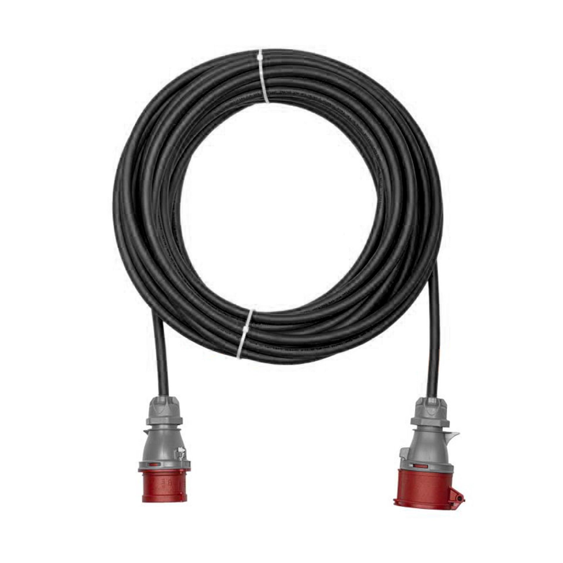 CEE extension cable 16A, 5P, 6h, IP44, 50 metres GdV EPR 5x2.5mm²