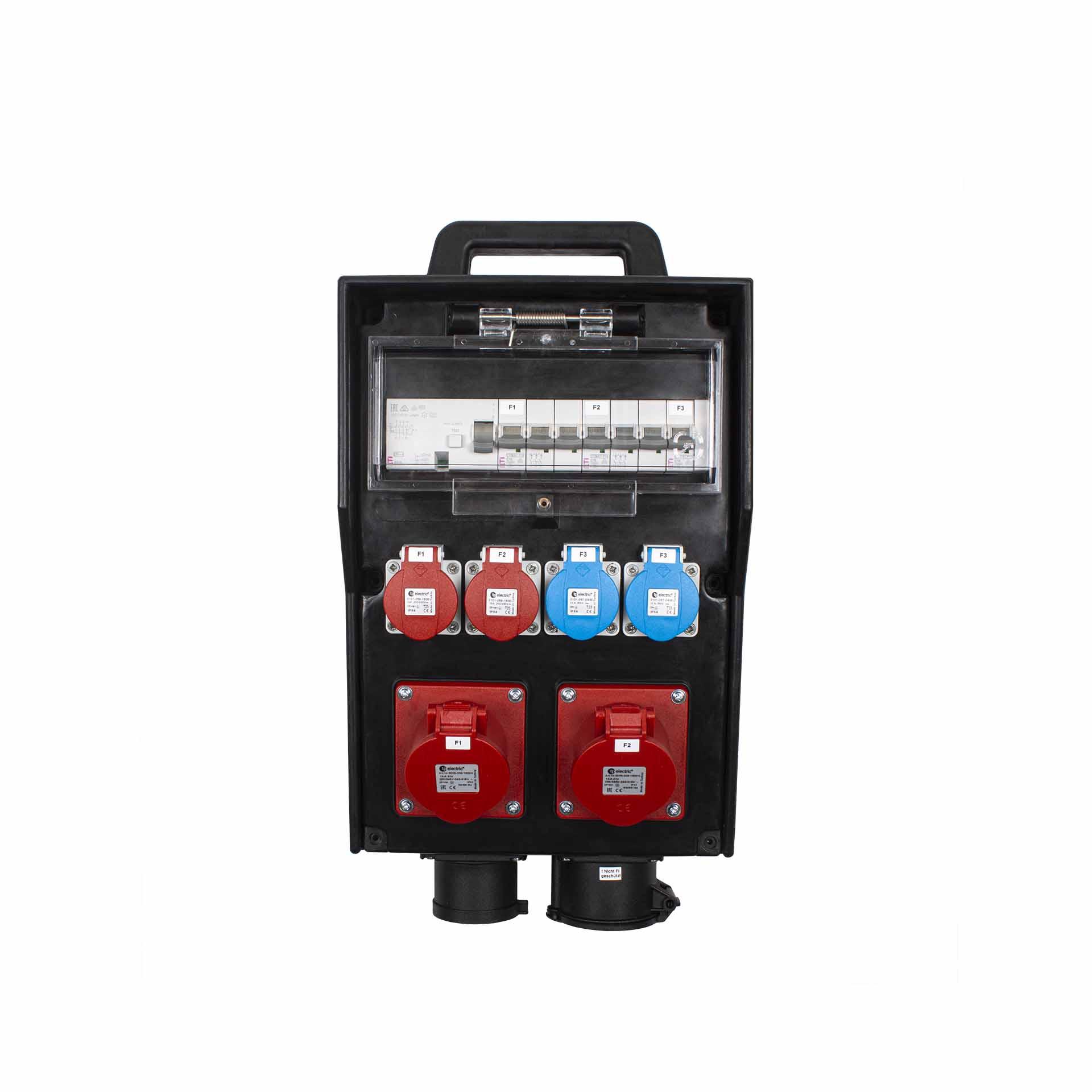 Hard rubber site power distributor 261S-08-7H 32A