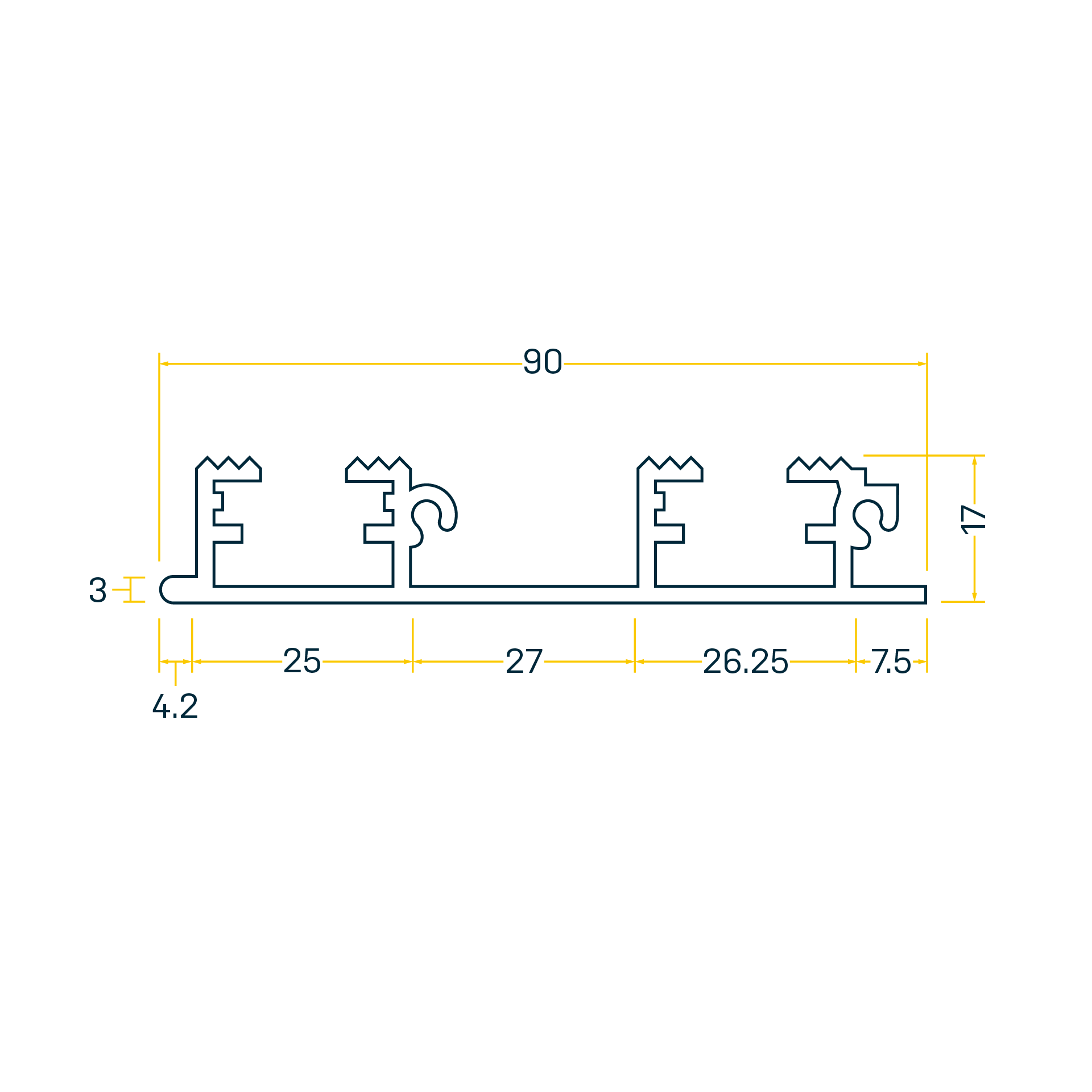 SP 090 Profil à assembler