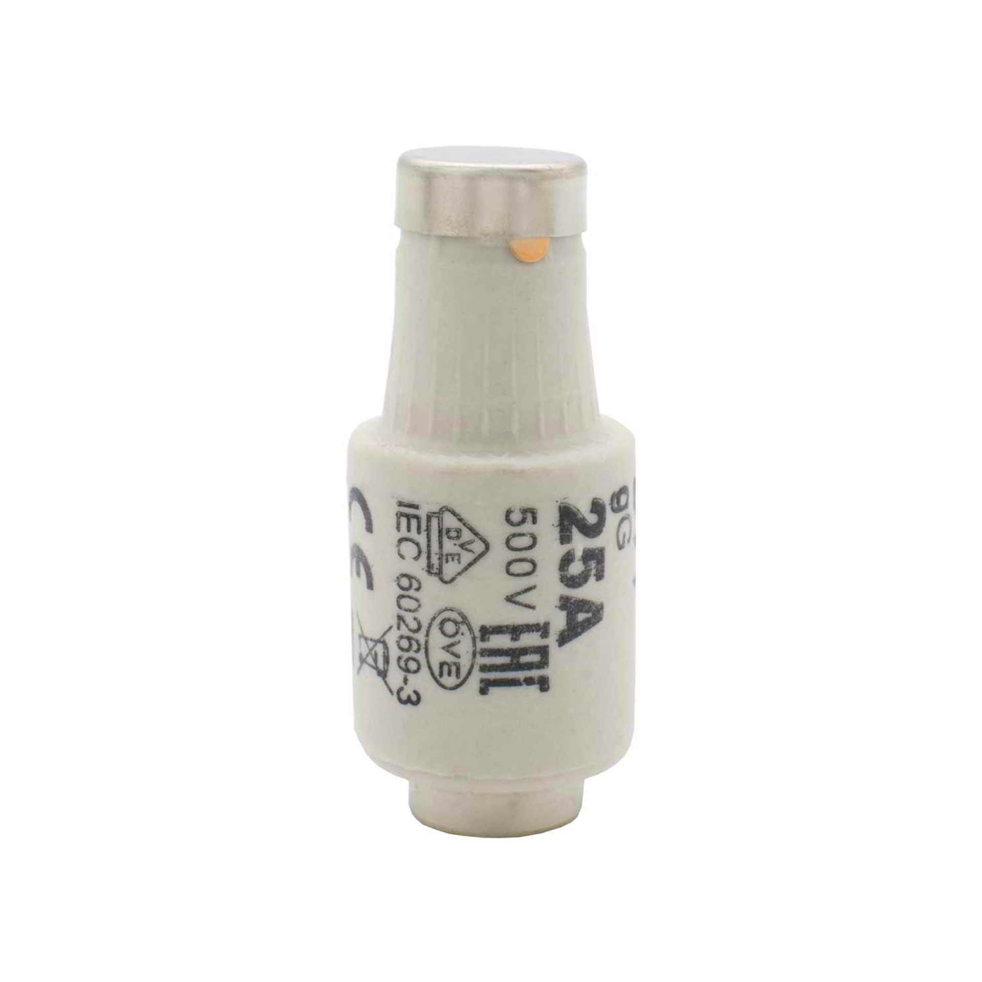 Fusible DII gL/gG 25A,, 500V (jaune) Fusible DII gL/gG 25A,, 500V (jaune)