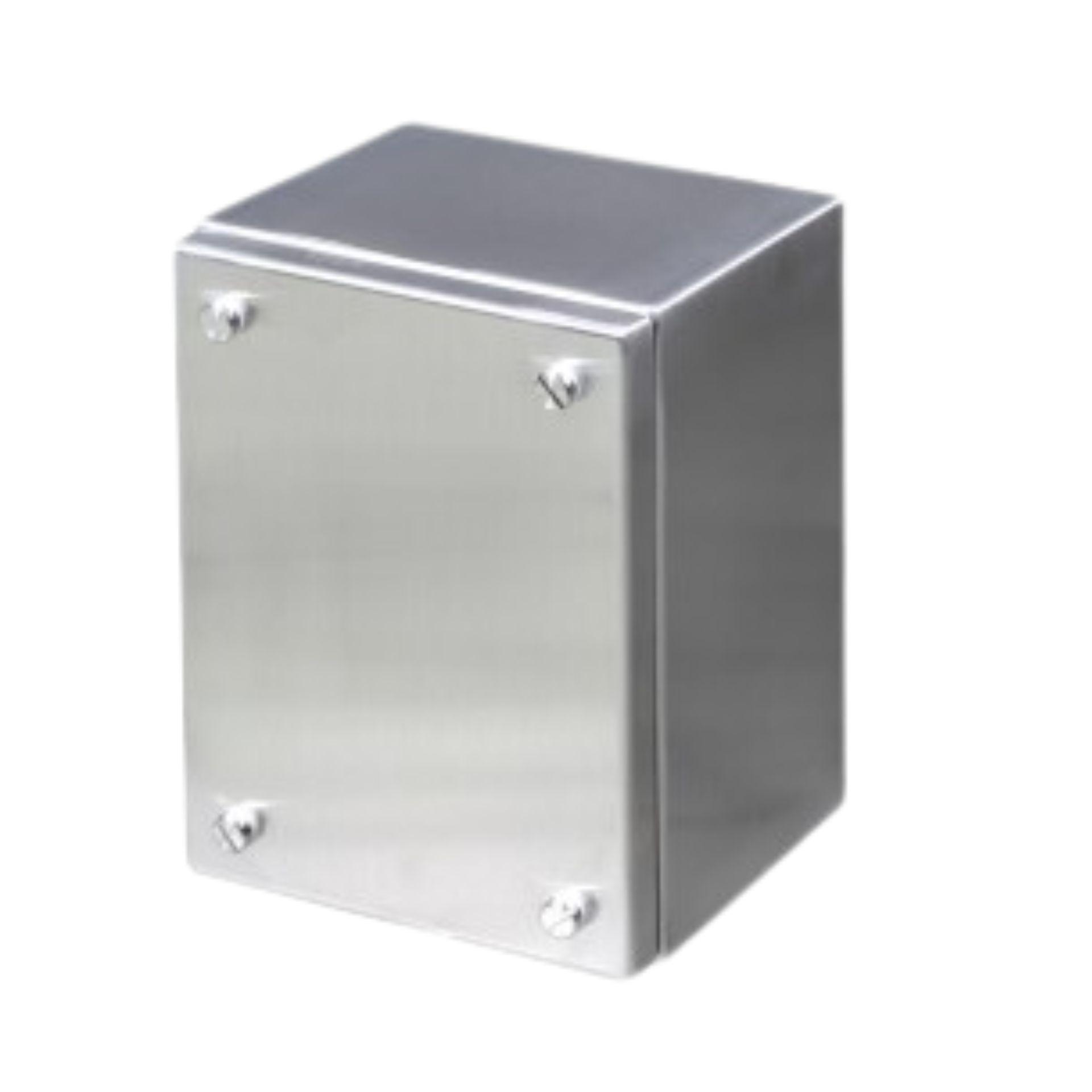 Morsettiera in acciaio inox V2A, IP66, LxHxP 300x500x135 mm, senza piastra di montaggio