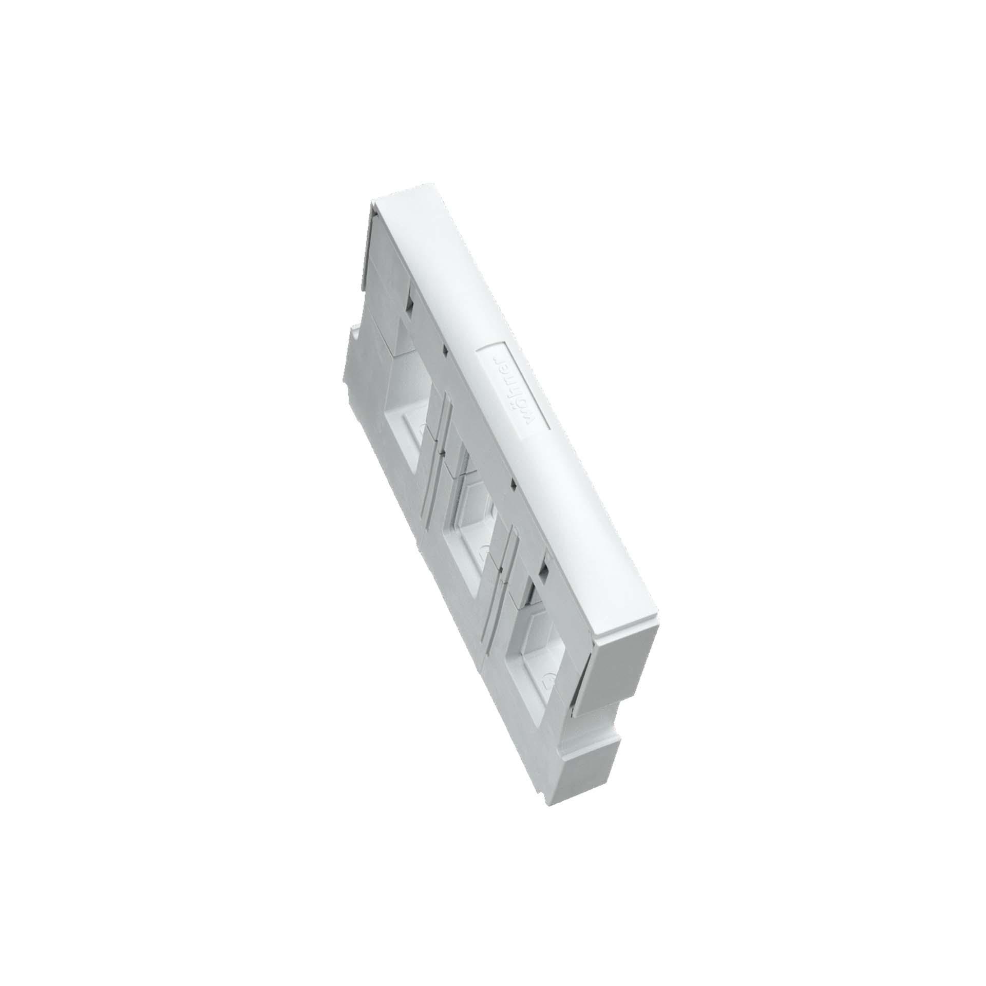 Support de jeu de barres 3P, système 60mm pour jeux de barres profil en triple T, set à 2 pièces