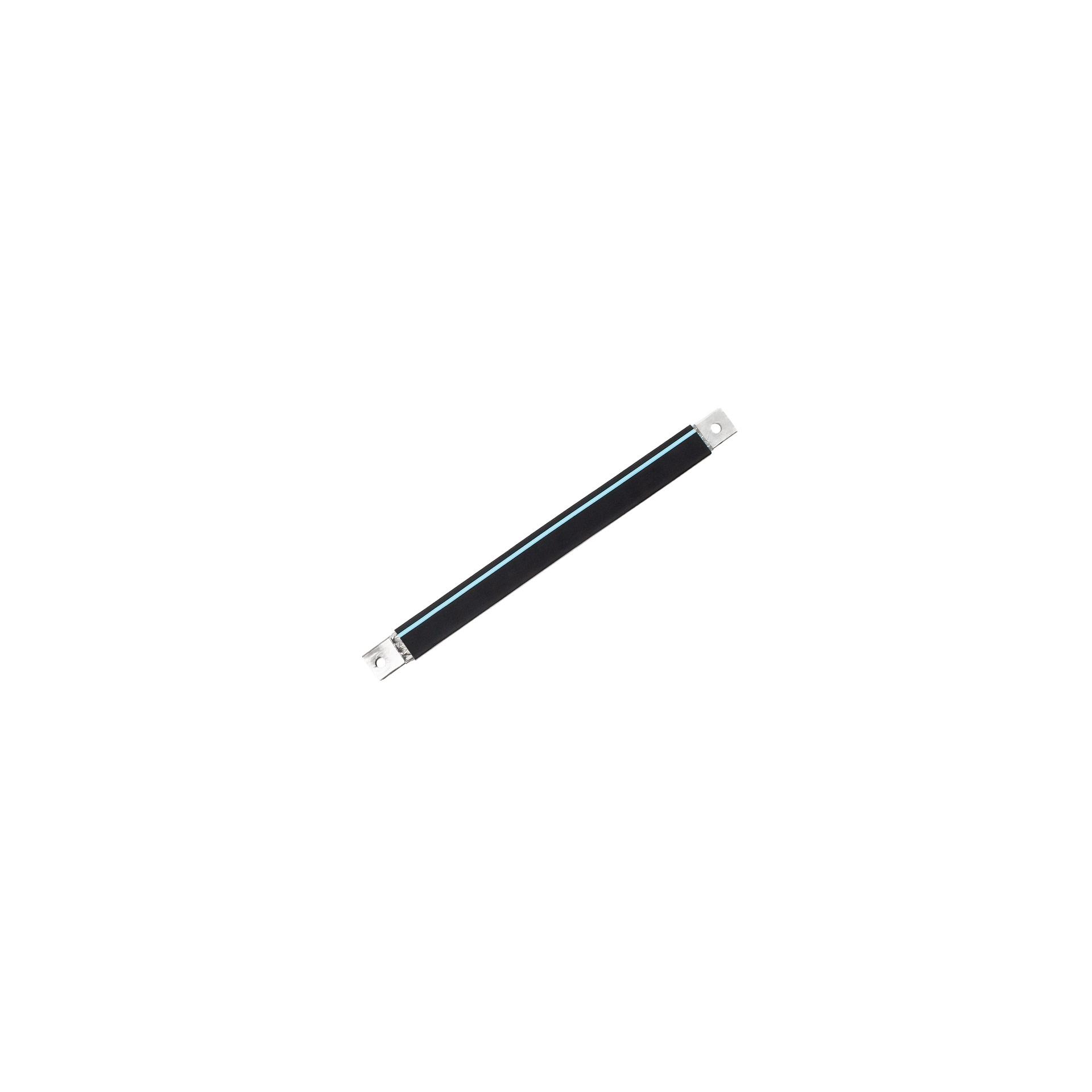 tresse de cuivre isolée, cuivre isolé "L:330mm" 120mm², 400A, M10 & M10, sans halogène
