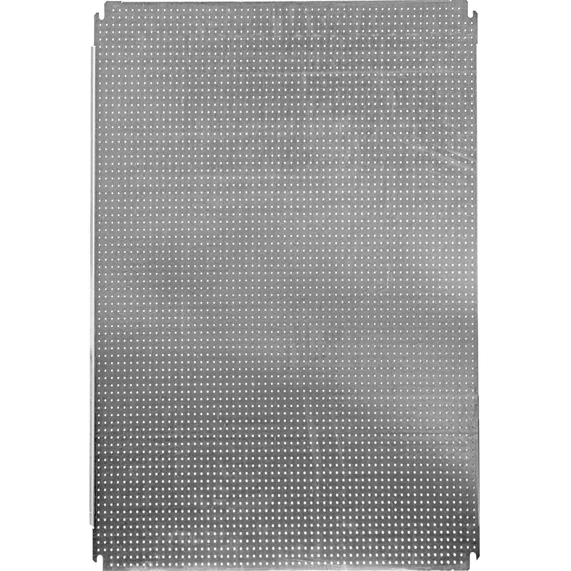 Mounting plate perforated Ø3.3mm, for enclosure WxH 500x600mm