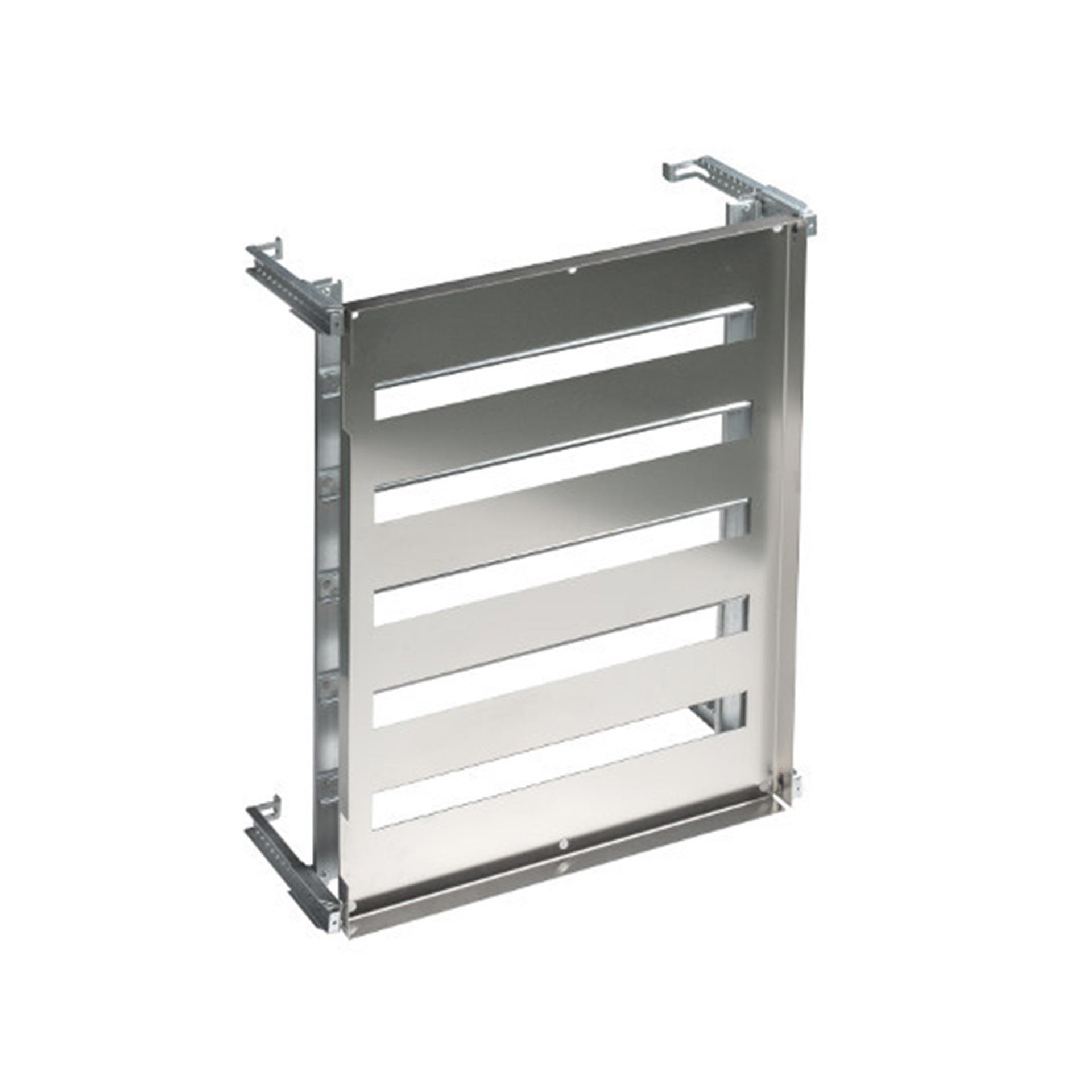 Cadre en inox modulaire, 3x16 (48) modules, pour montage dans les coffrets LxHxP 400x500x150-200mm