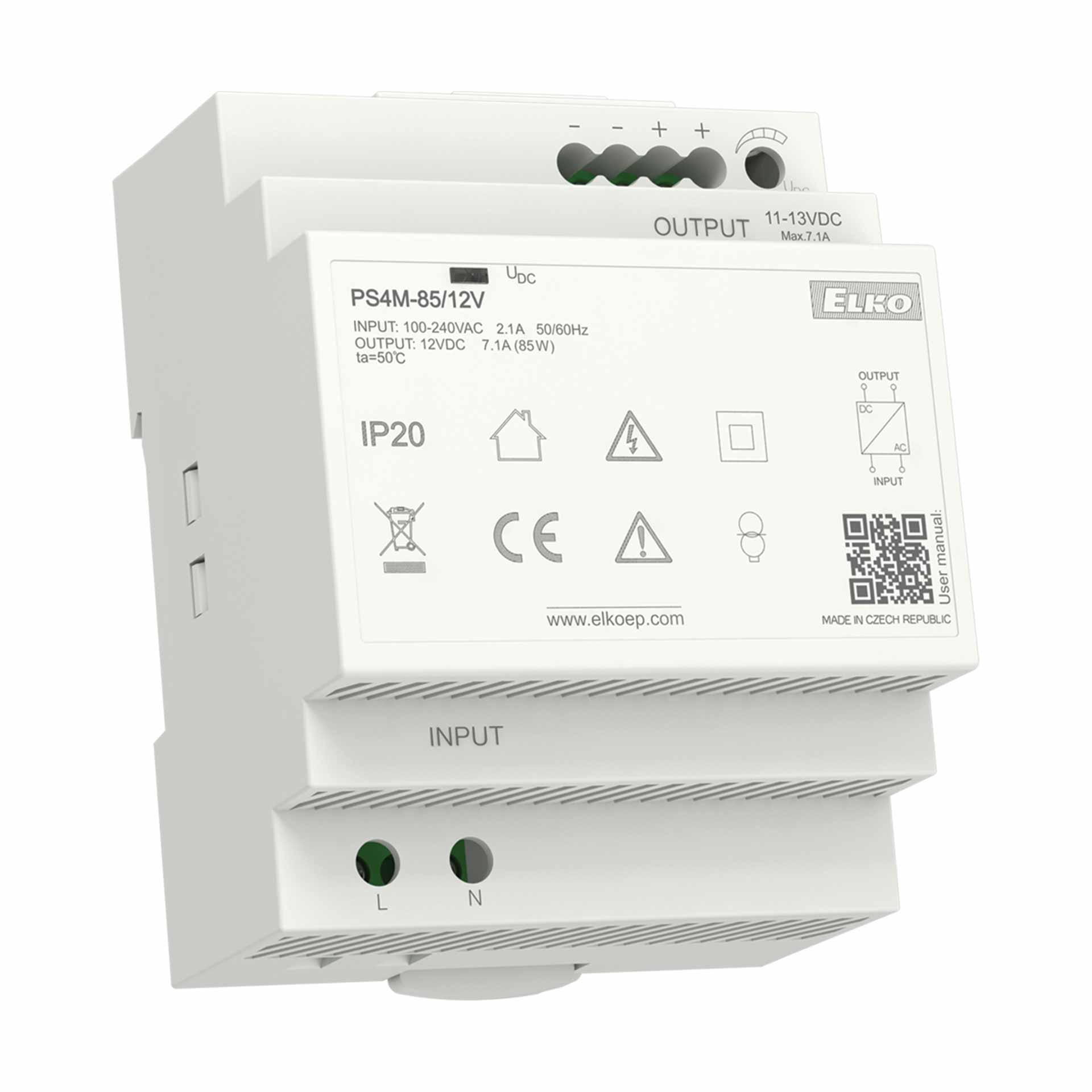 Netzteil stabilisiert PS4M-92/24V DC, 105 W / 160 VA