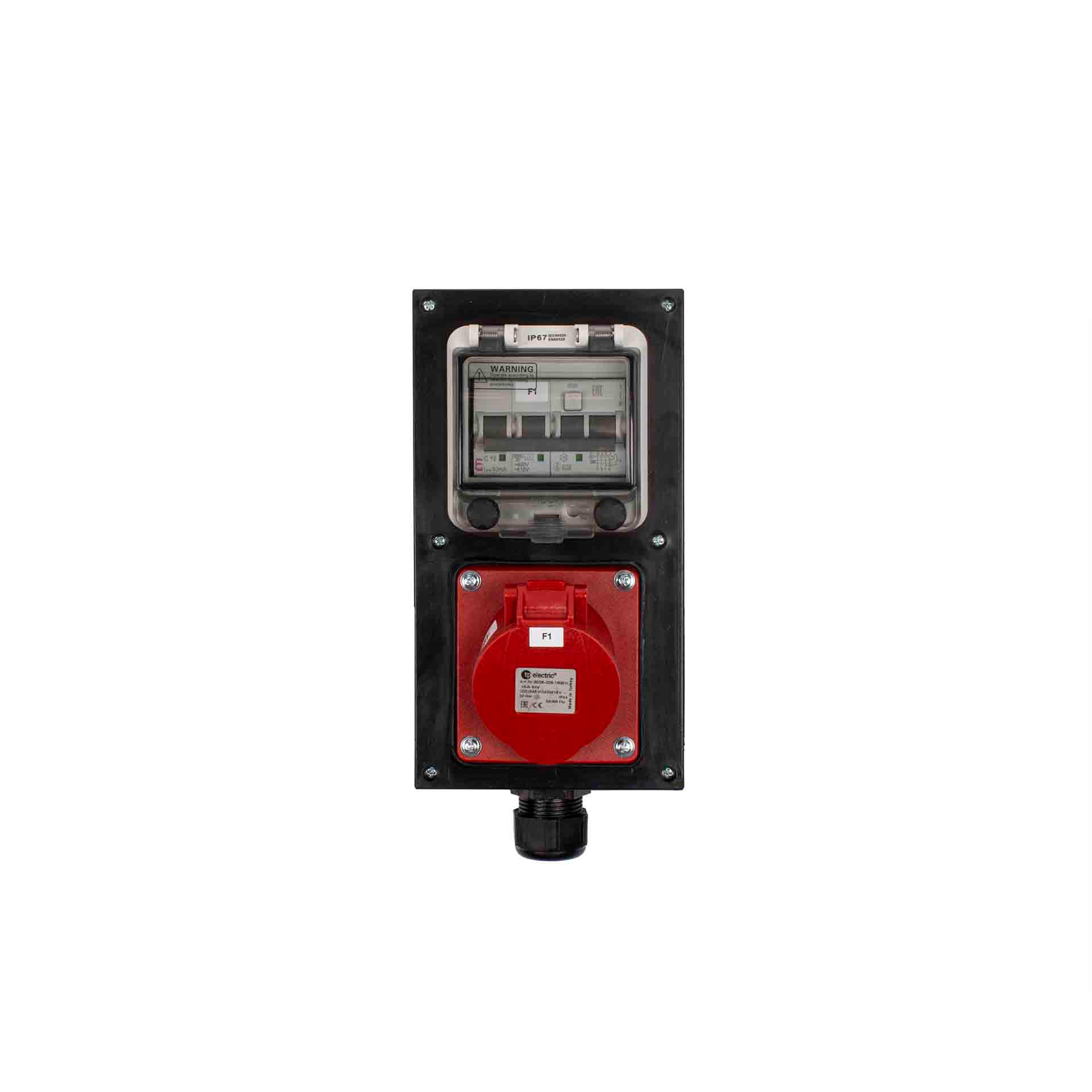 Distributeur de courant en caoutchouc dur 130BS-01 16A PRO