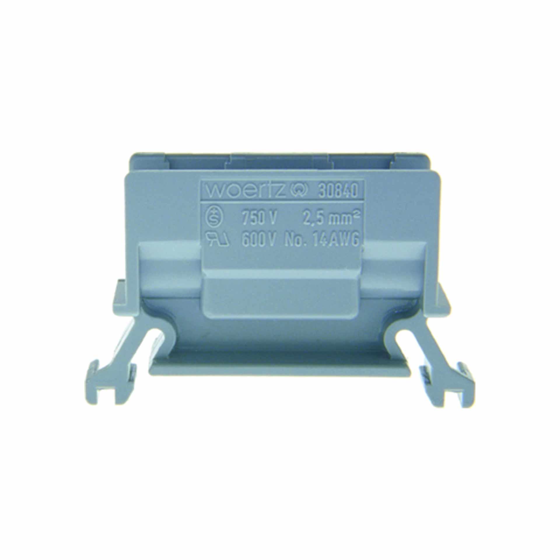 Abzweigklemme DIN35 2.5mm², 2-Leiter, grau Abzweigklemme DIN35 2.5mm², 2-Leiter, grau