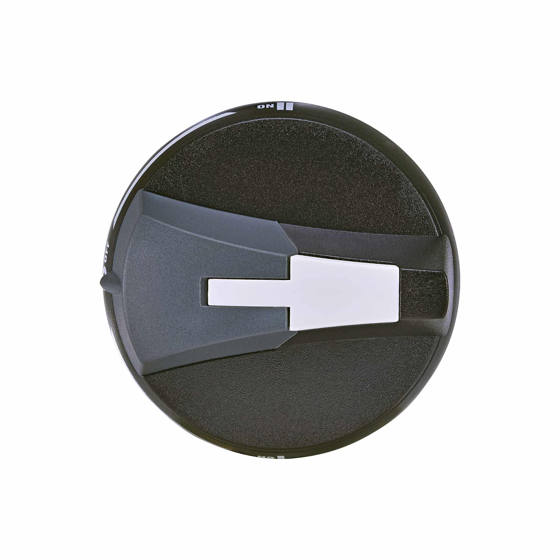 Indirect switch lever for mounting on the door for changeover switch 25A-80A black (without axle)