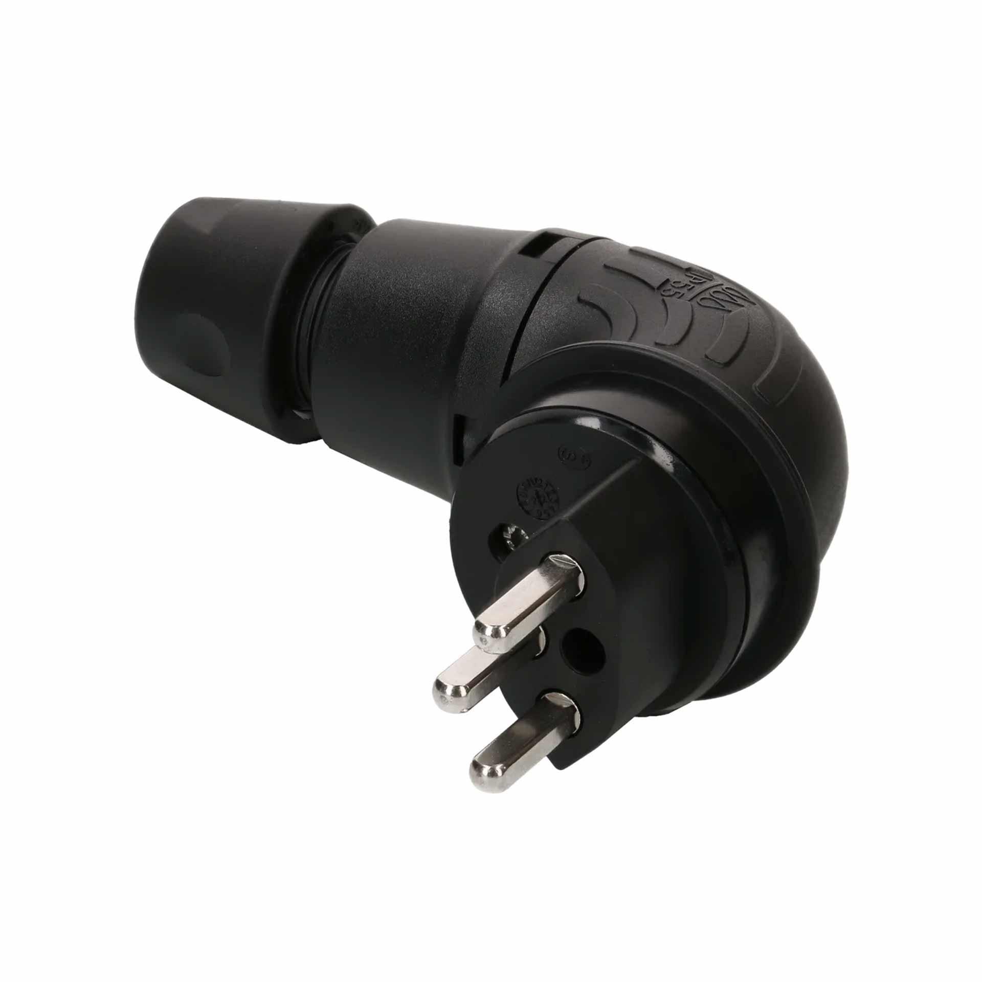 CH Stecker T23 abgewinkelt, 16A, 3P, 230V, IP55, TH55, SN 441011