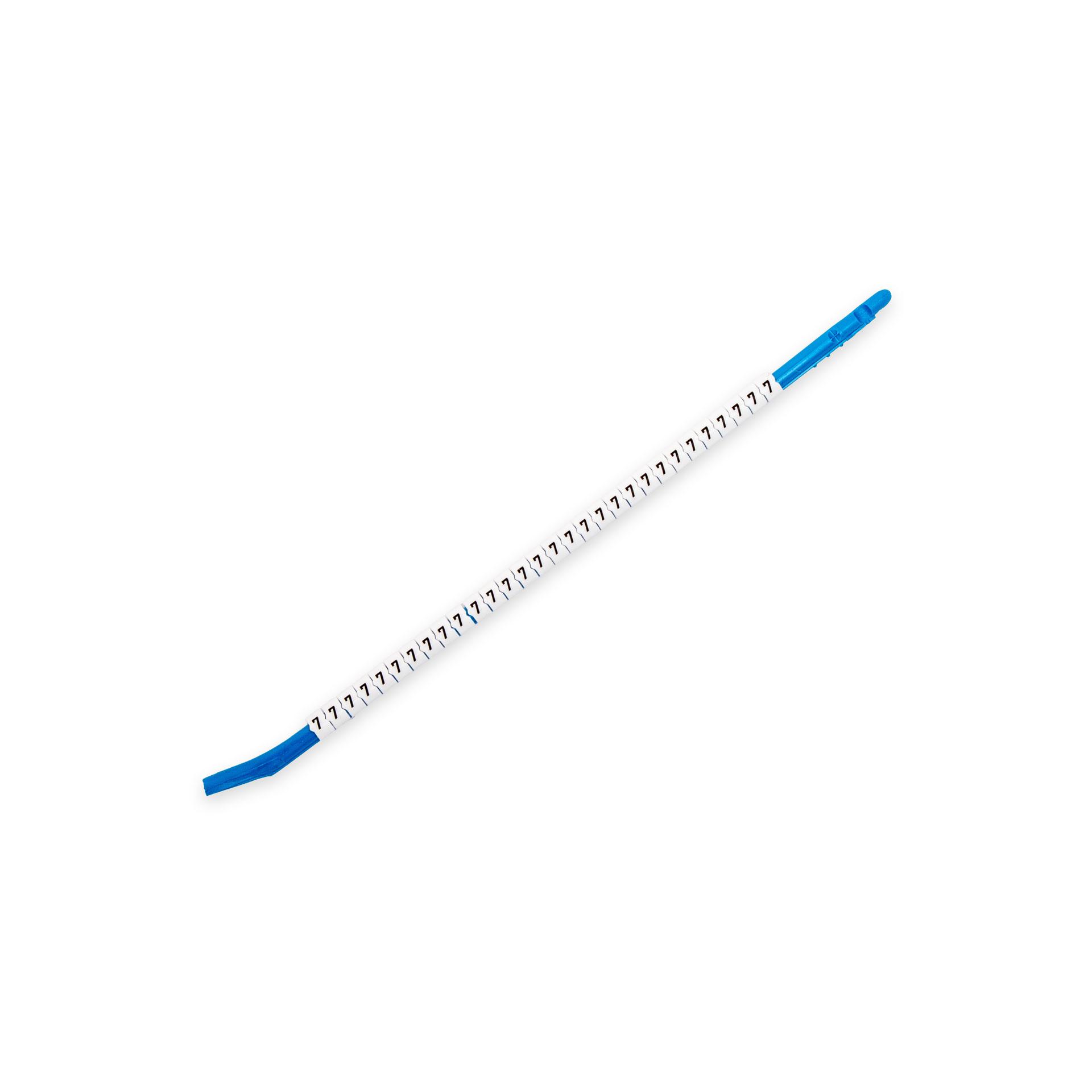 Marking grommets "7", 1.5 - 2.5mm2, white, pack of 300 pieces
