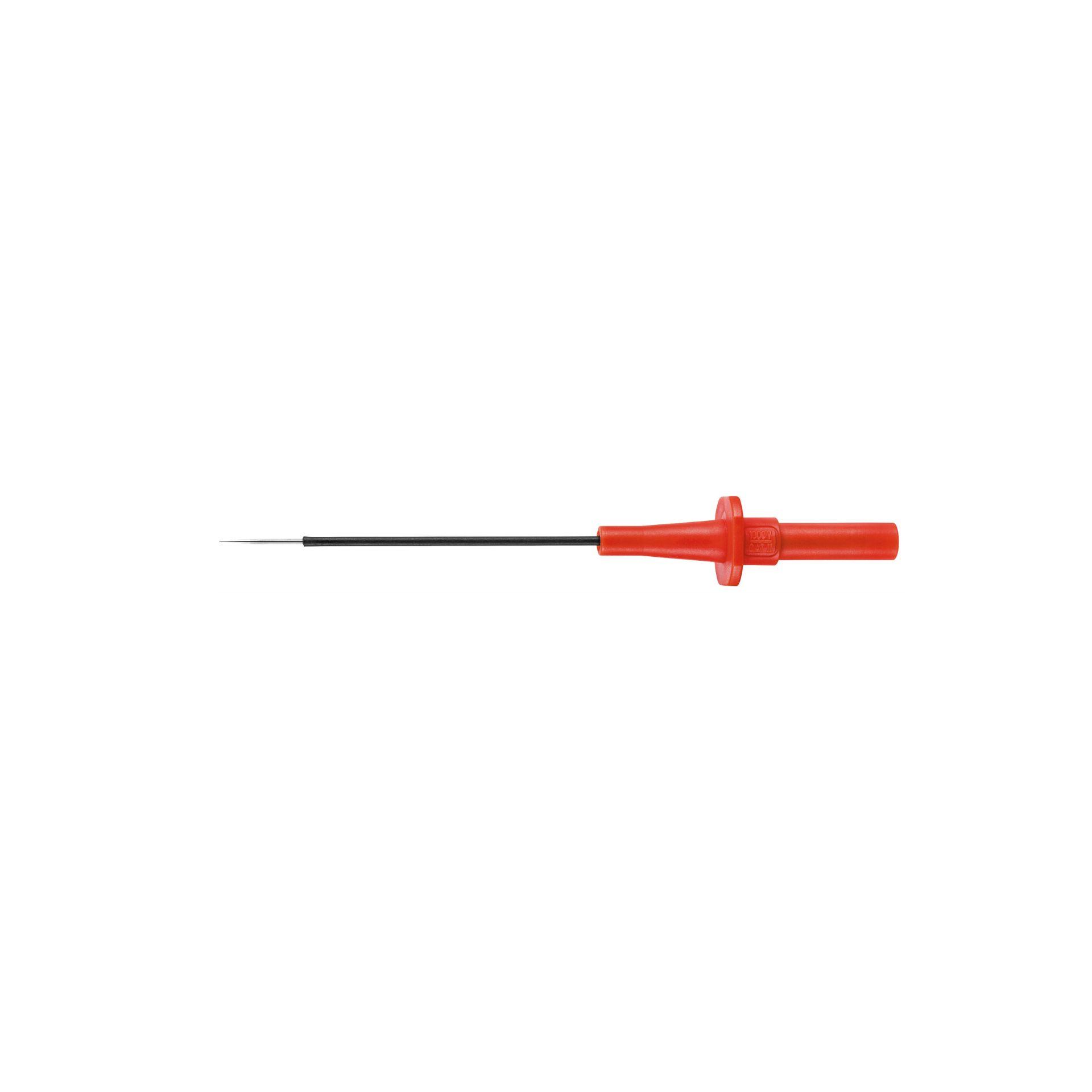 Pointe de test de sécurité ø 4mm, rouge Pointe de test de sécurité ø 4mm, rouge
