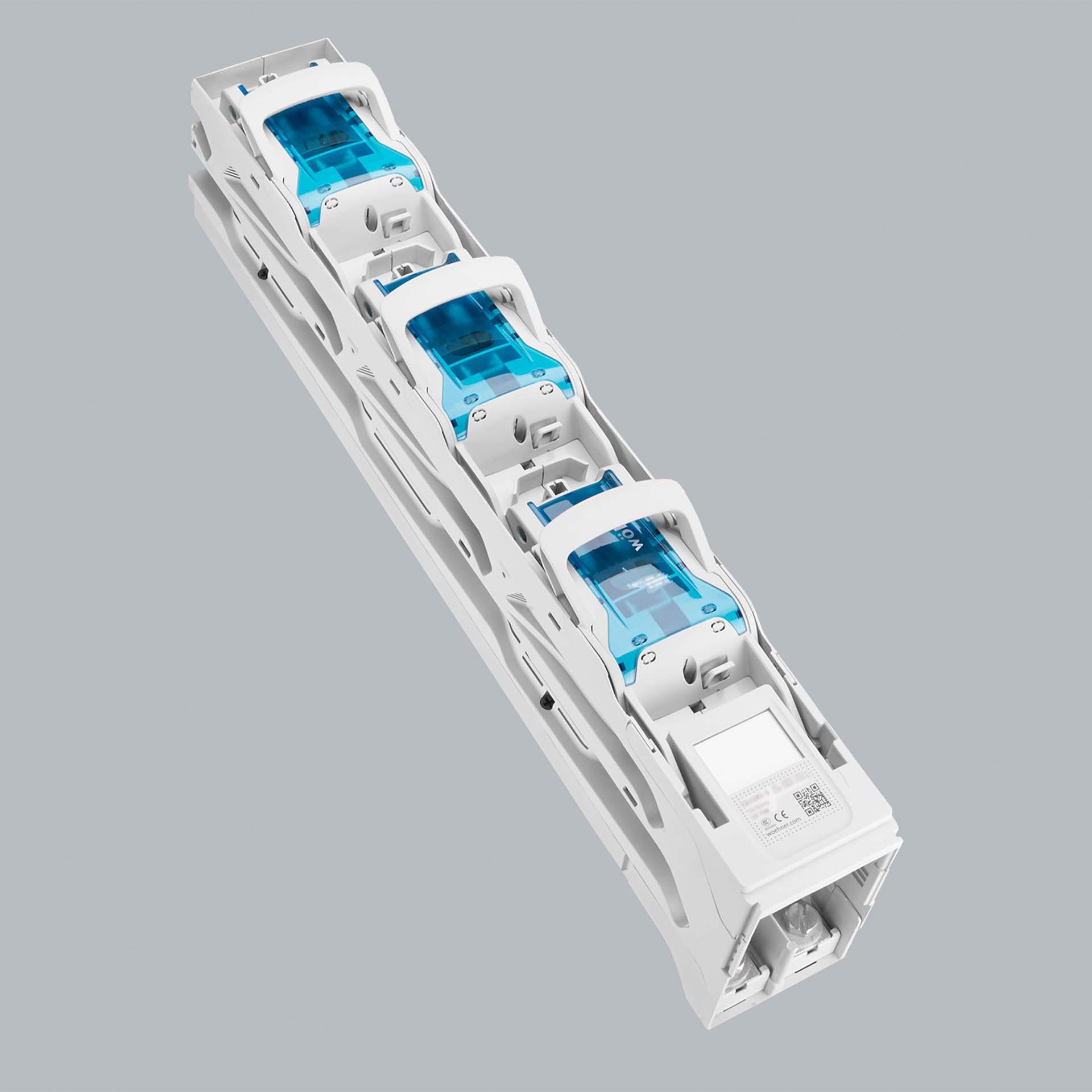 NH fuse-switch disconnectors size 1, 3P, 185mm, M12 (1-pole switchable) NH fuse-switch disconnectors size 1, 3P, 185mm, M12 (1-pole switchable)