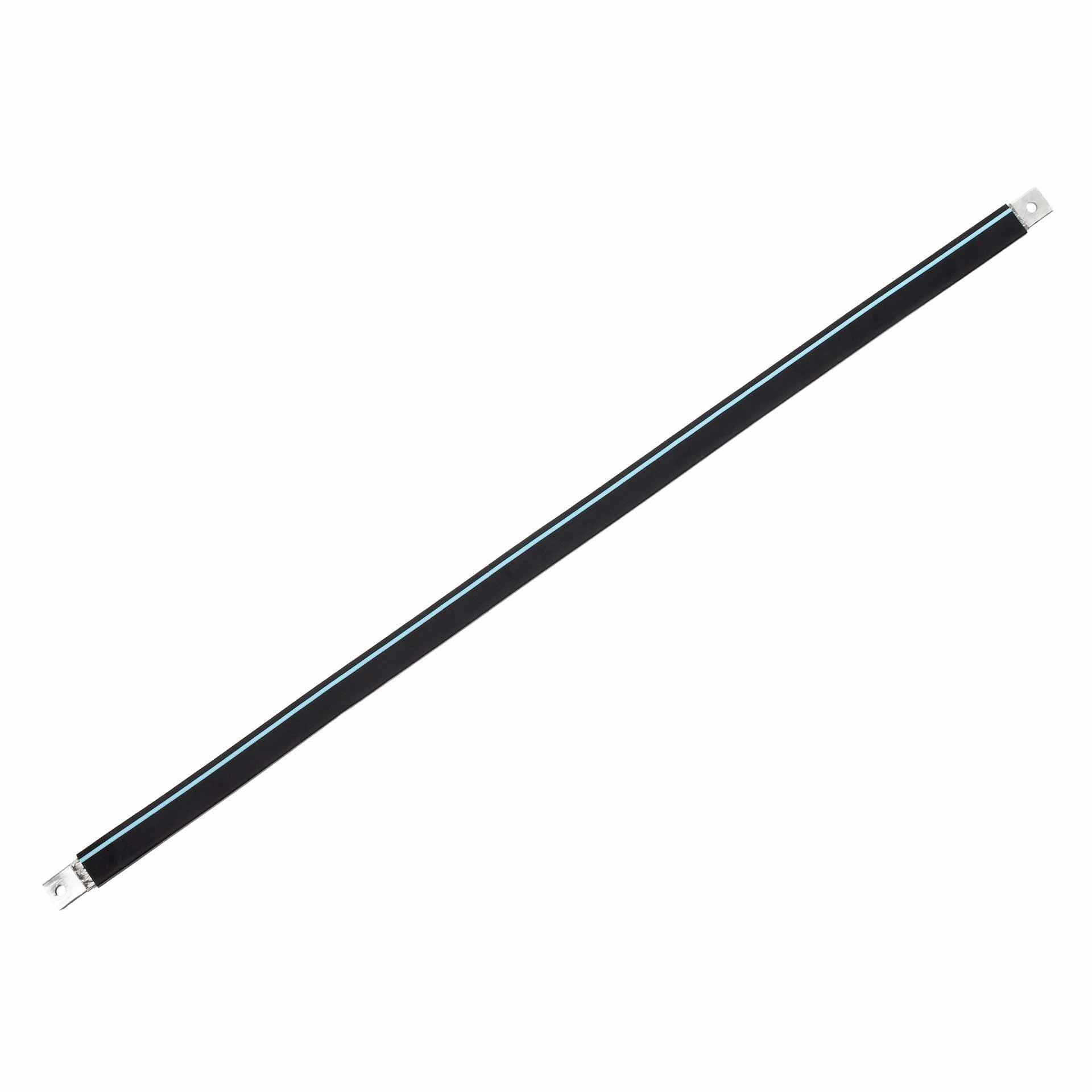 Insulated connection lug made of tinned copper braid "L:1230mm" 120mm², 400A, M10 & M10, halogen-free