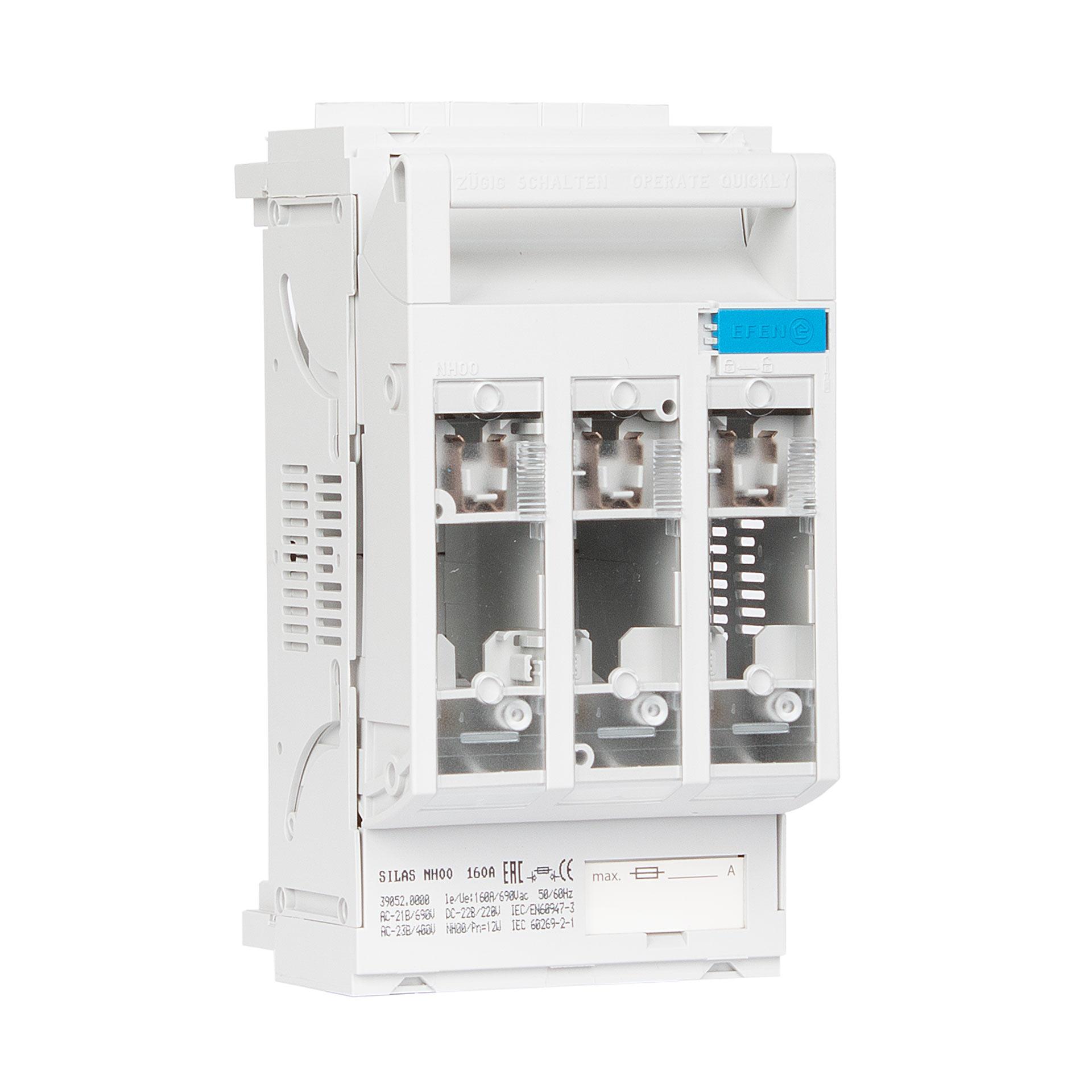 Sectionneur HPC Gr.00, 3P, 60mm, M8, Max. 160A, U5 Sectionneur HPC Gr.00, 3P, 60mm, M8, Max. 160A, U5